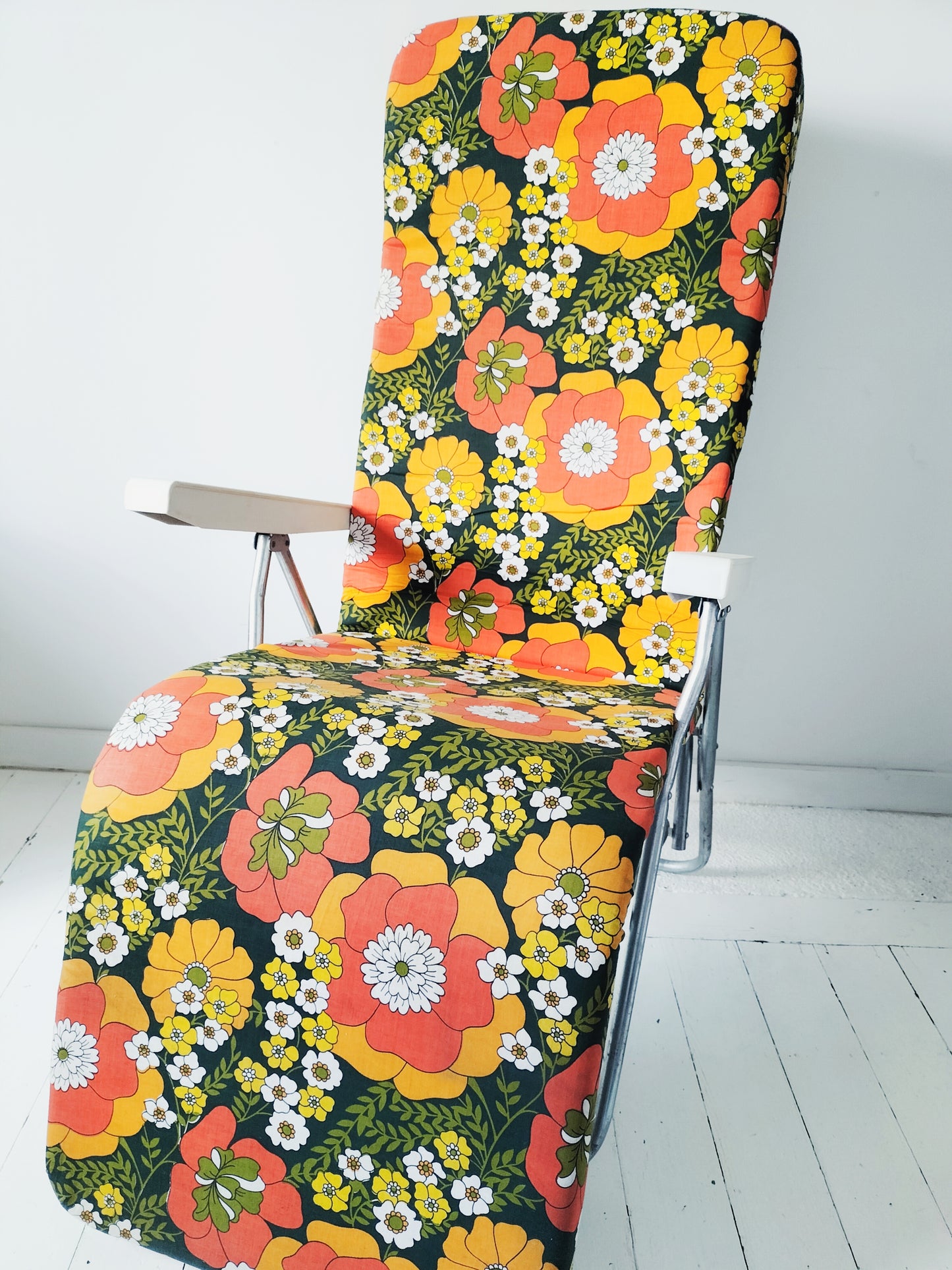 Bain de soleil/ fauteuil de jardin vintage Rinco