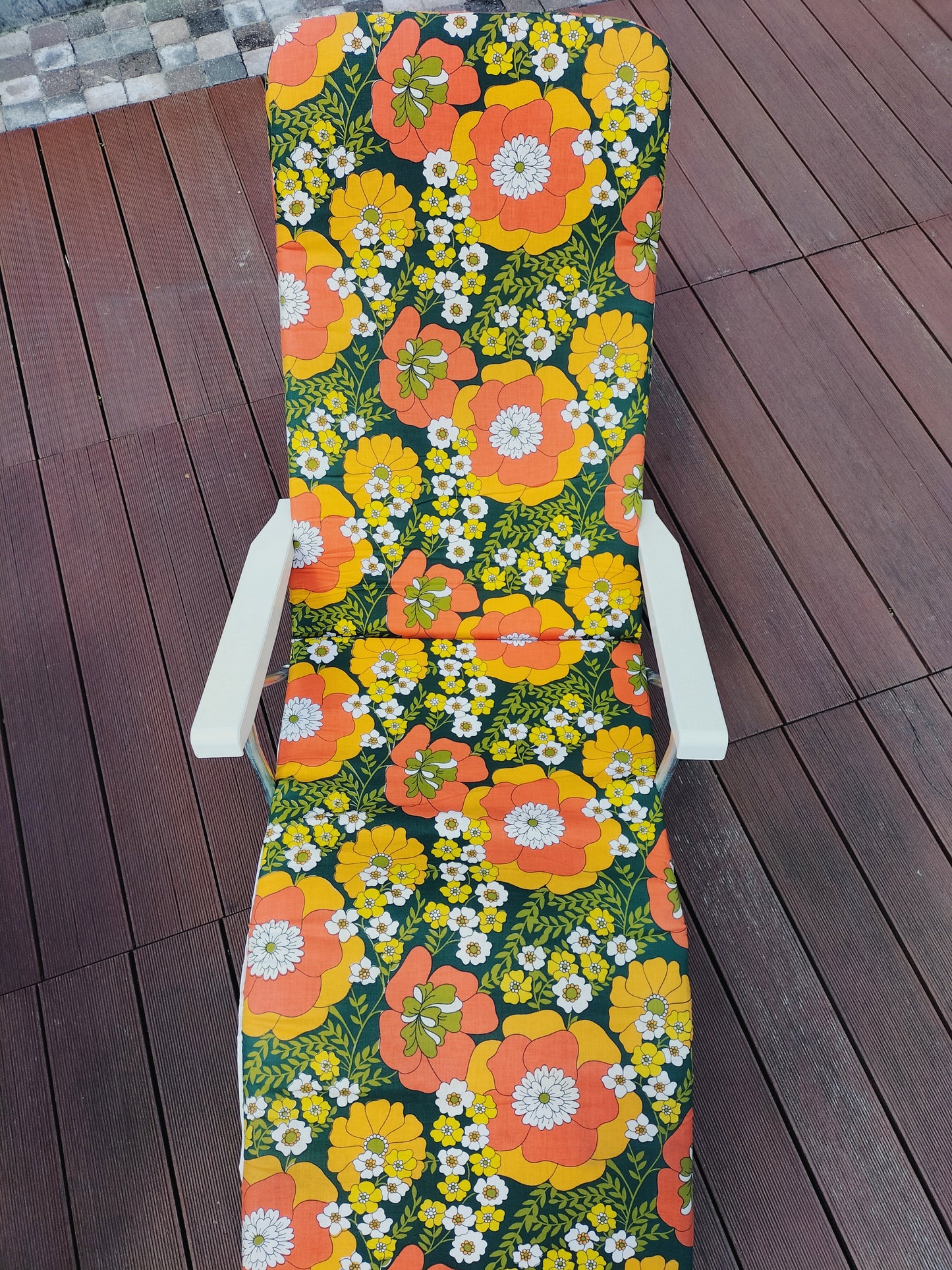 Bain de soleil/ fauteuil de jardin vintage Rinco