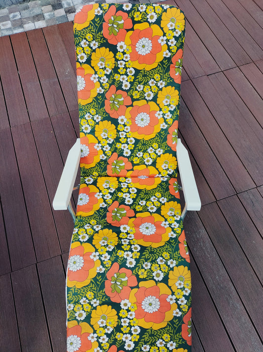 Bain de soleil/ fauteuil de jardin vintage Rinco