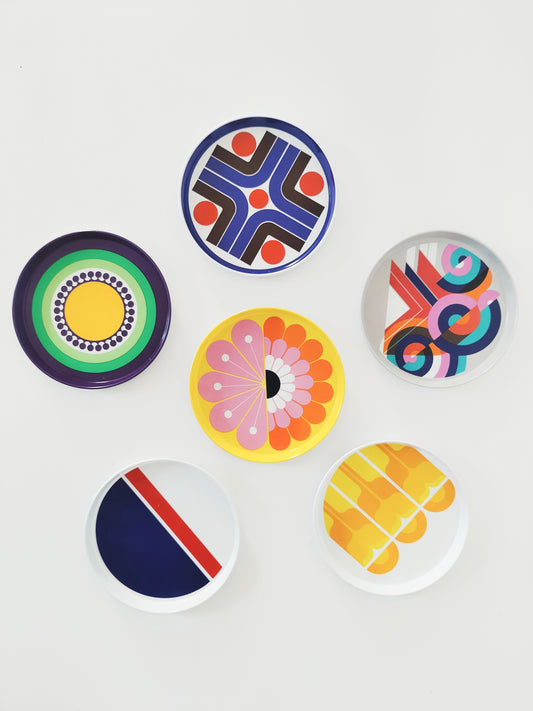 Set de 6 sous-verres métalliques Simel