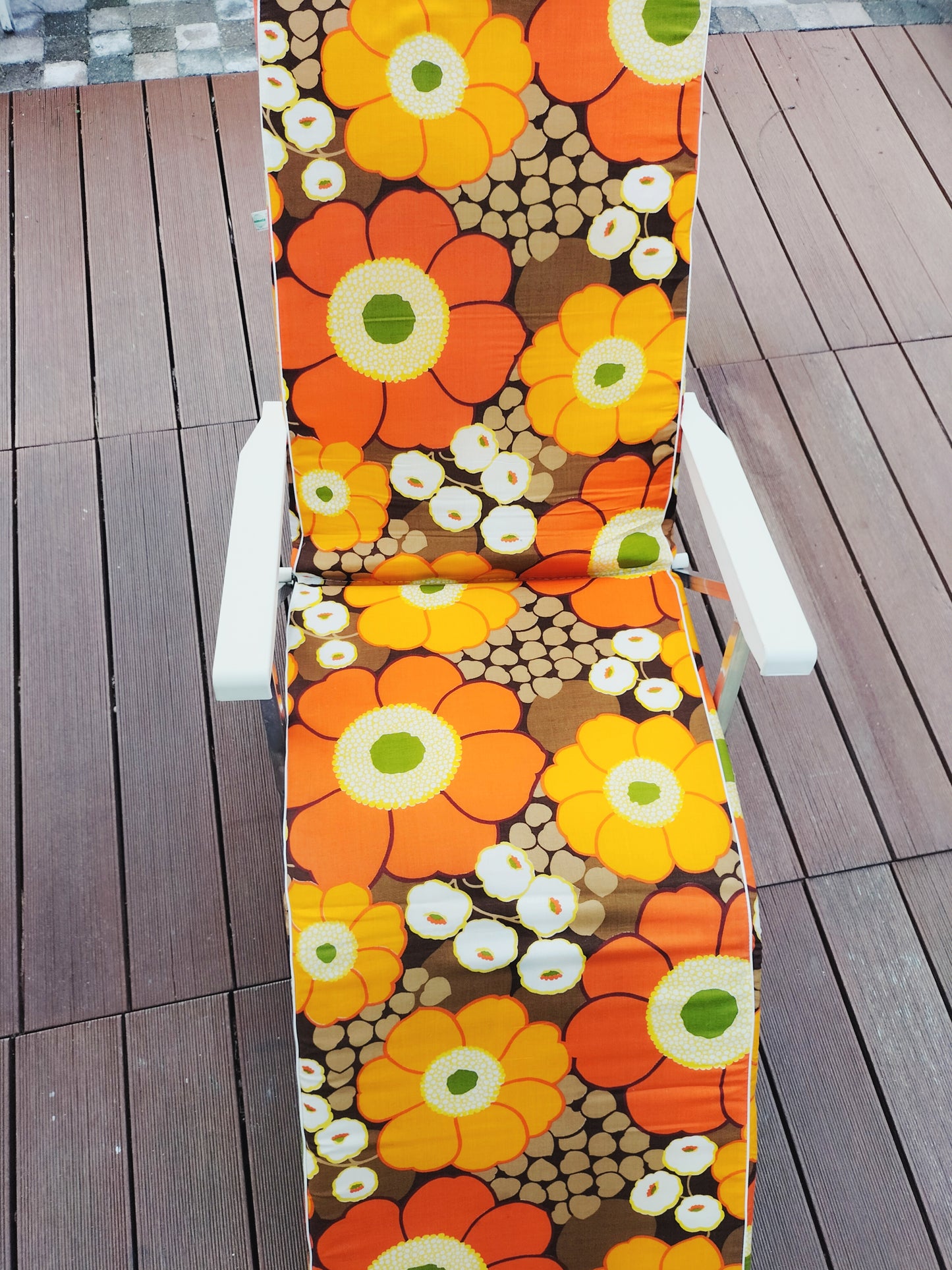 Chaise longue/ fauteuil de jardin/ bain de soleil/ transat vintage Unimeta