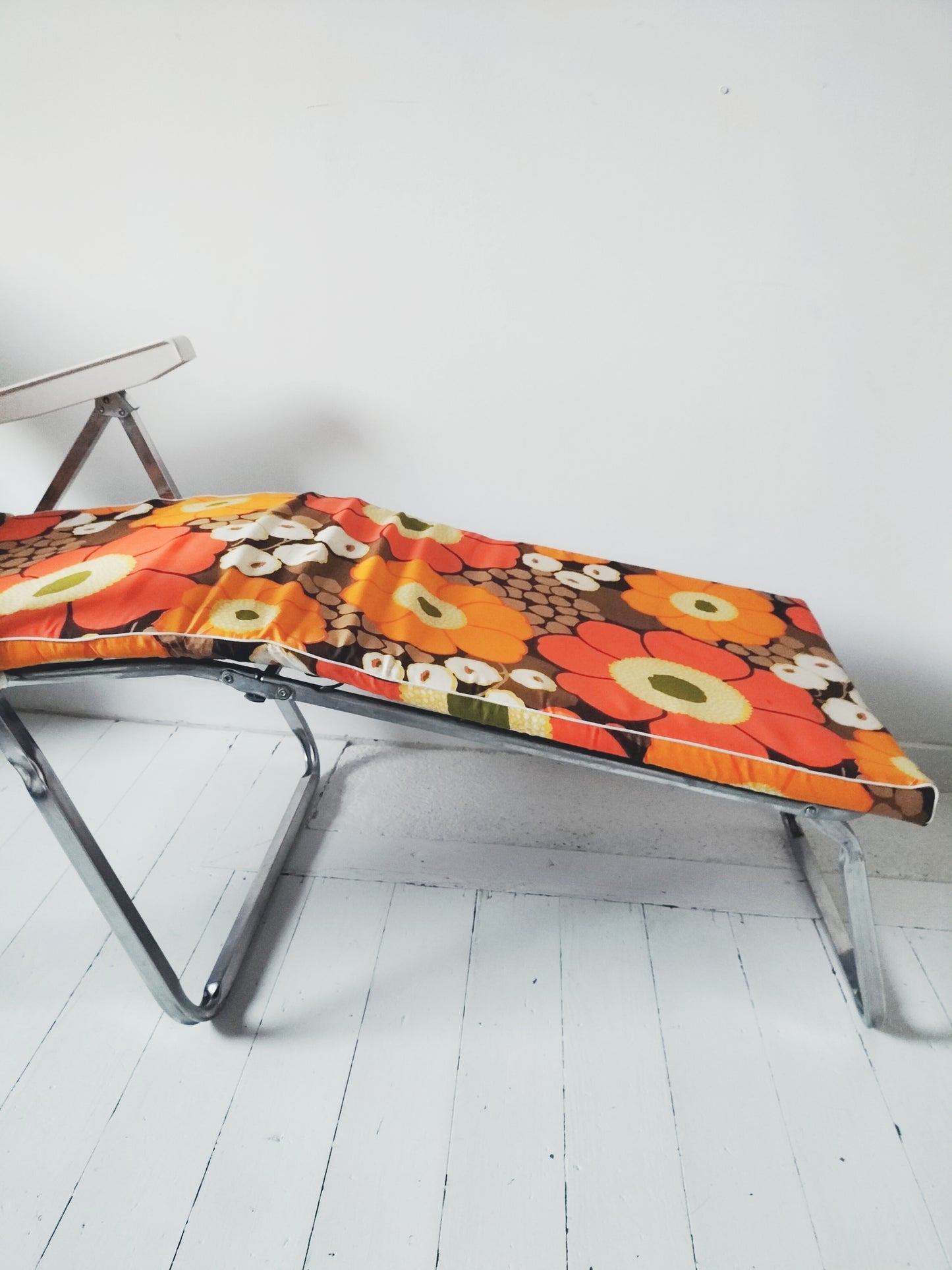 Chaise longue/ fauteuil de jardin/ bain de soleil/ transat vintage Unimeta