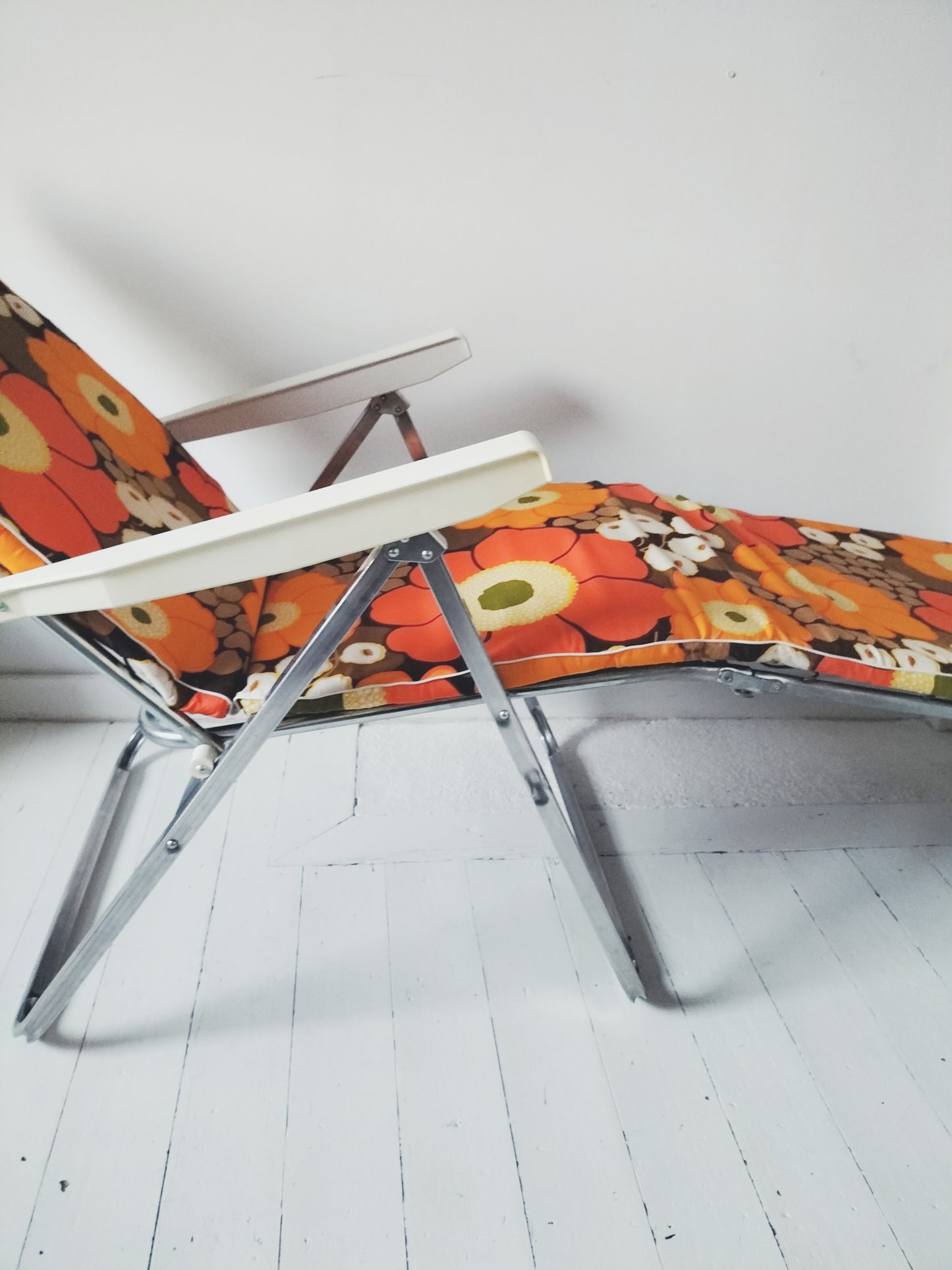 Chaise longue/ fauteuil de jardin/ bain de soleil/ transat vintage Unimeta