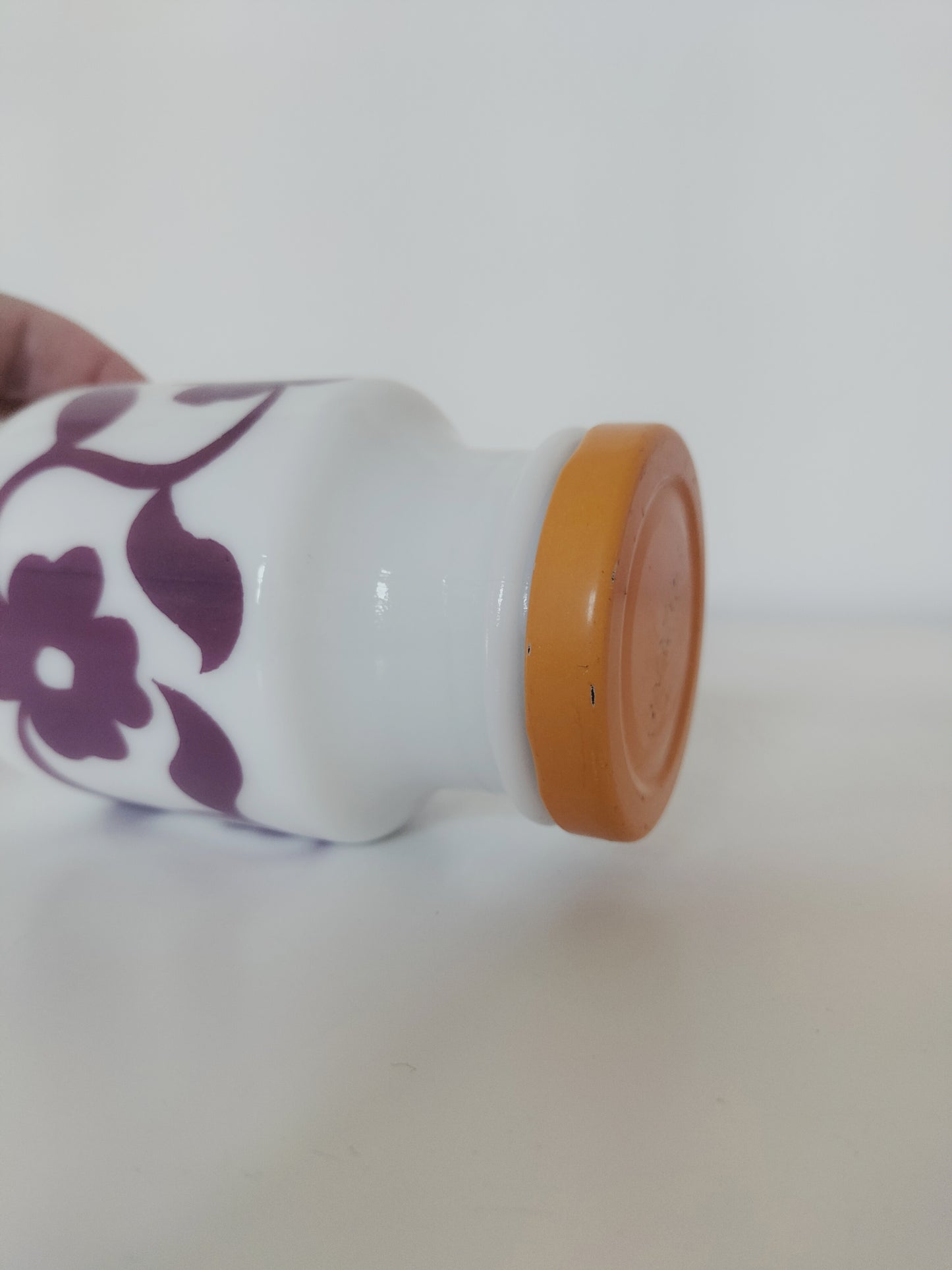 Trio de bocaux/ pots en opaline