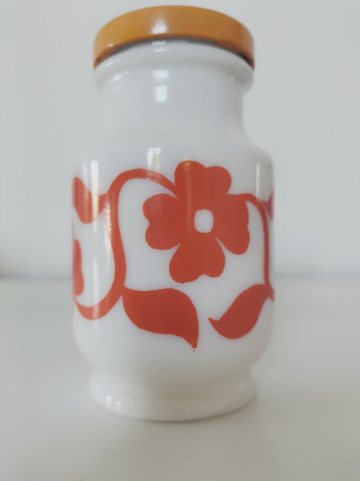Trio de bocaux/ pots en opaline