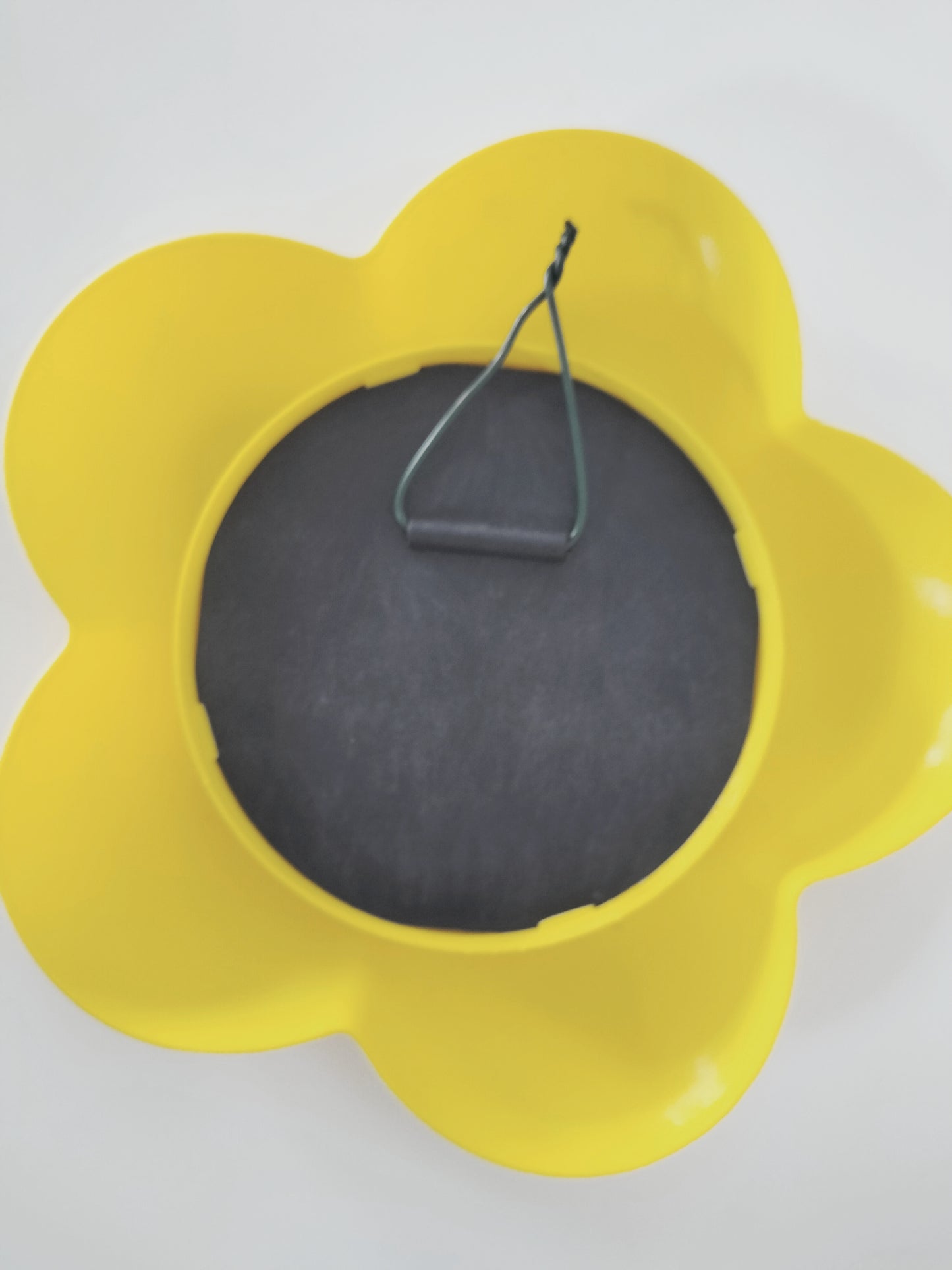 Petit miroir mural fleur