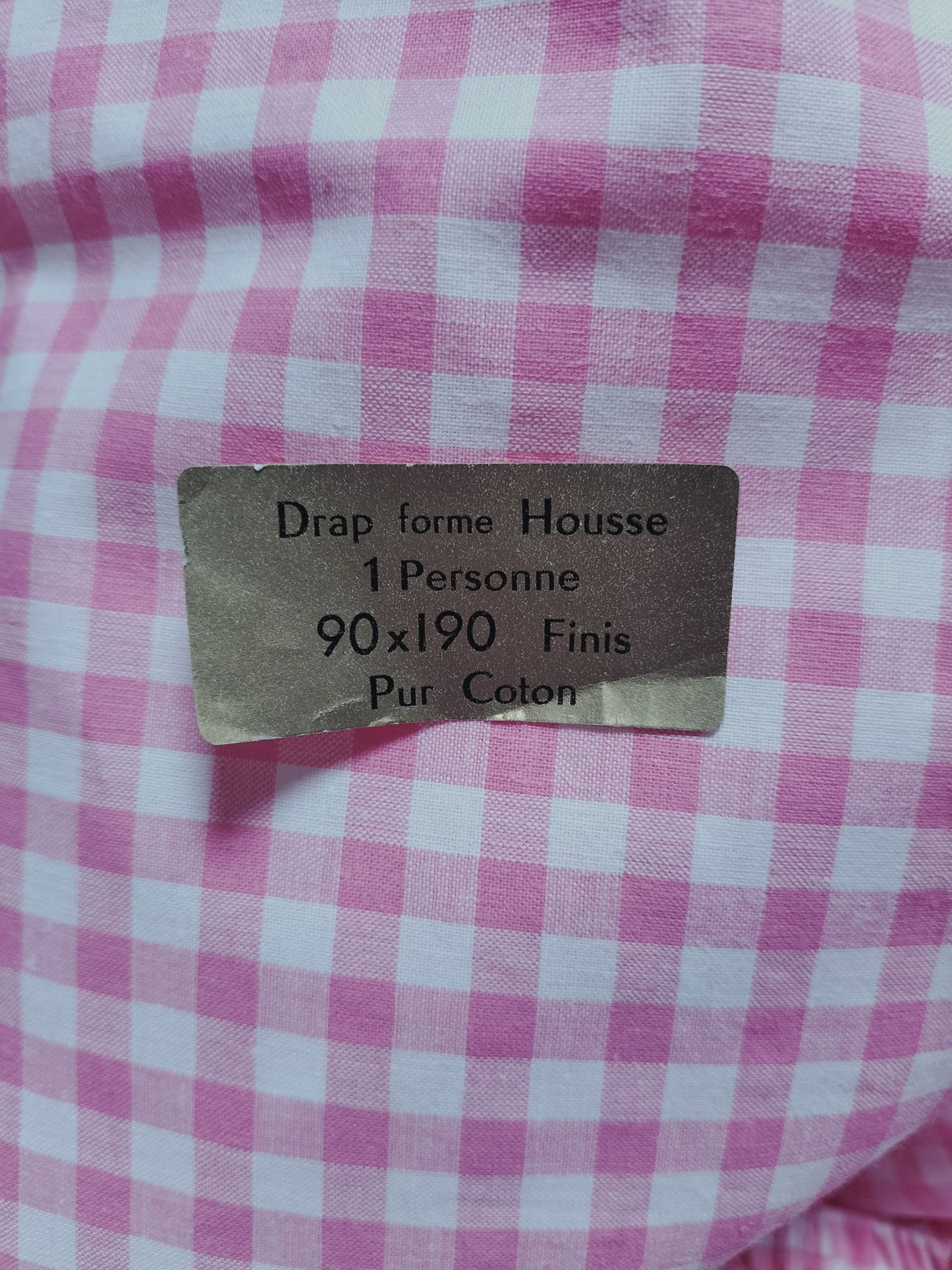 Drap housse 1p 1m90 x 90cm