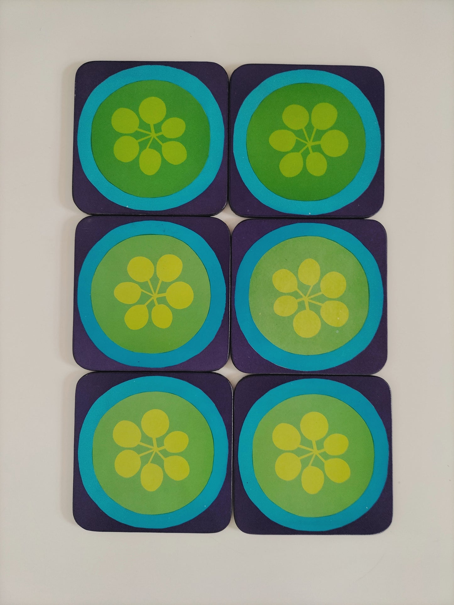 Set de 6 sous-verres Pimpernel England