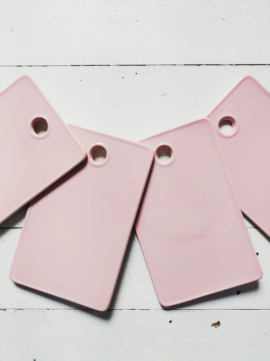 Duo de tartinières planches/ planchettes à tartiner/ à découper en porcelaine Boch