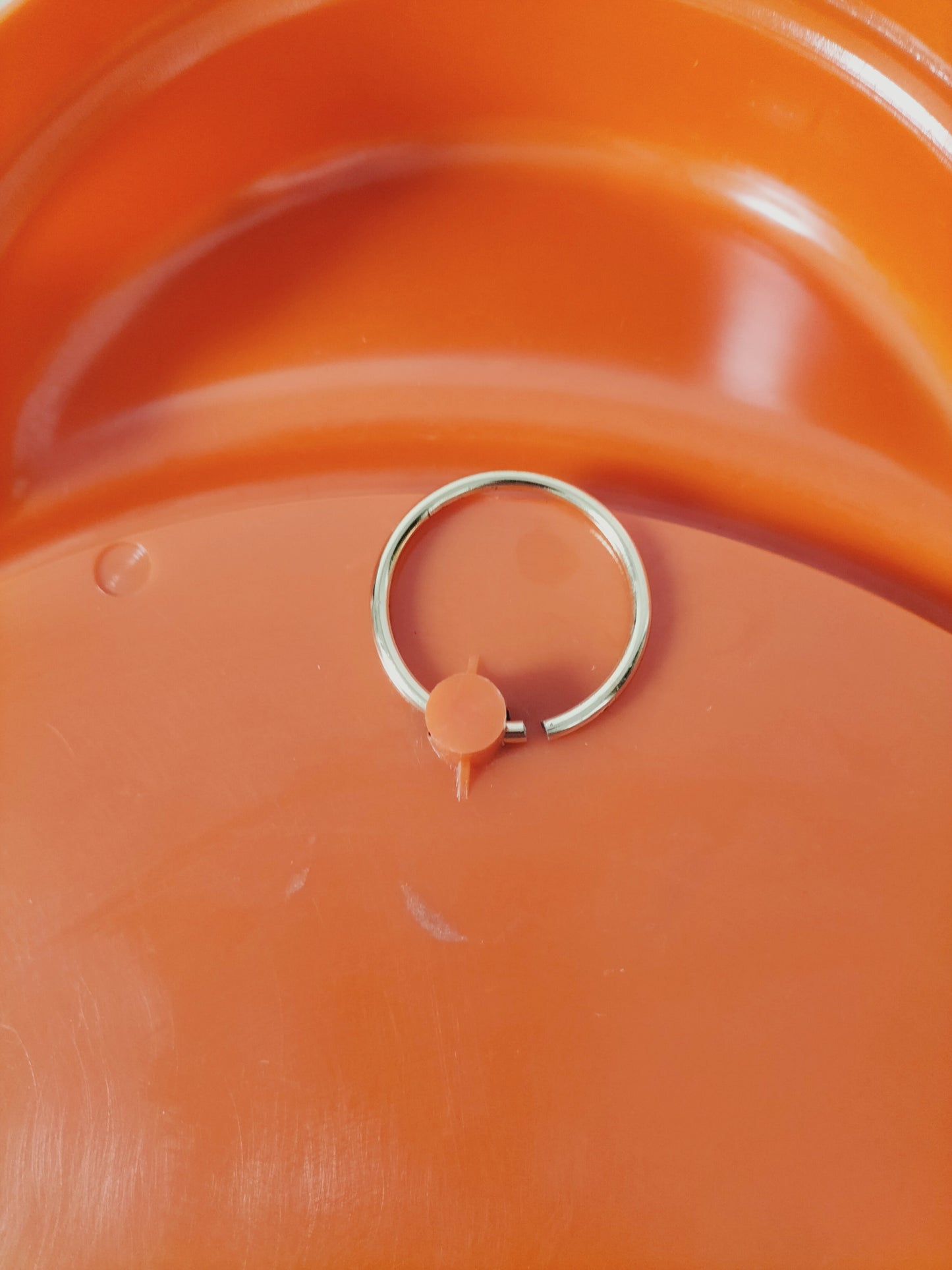 Miroir fleur orange Visiva Italie