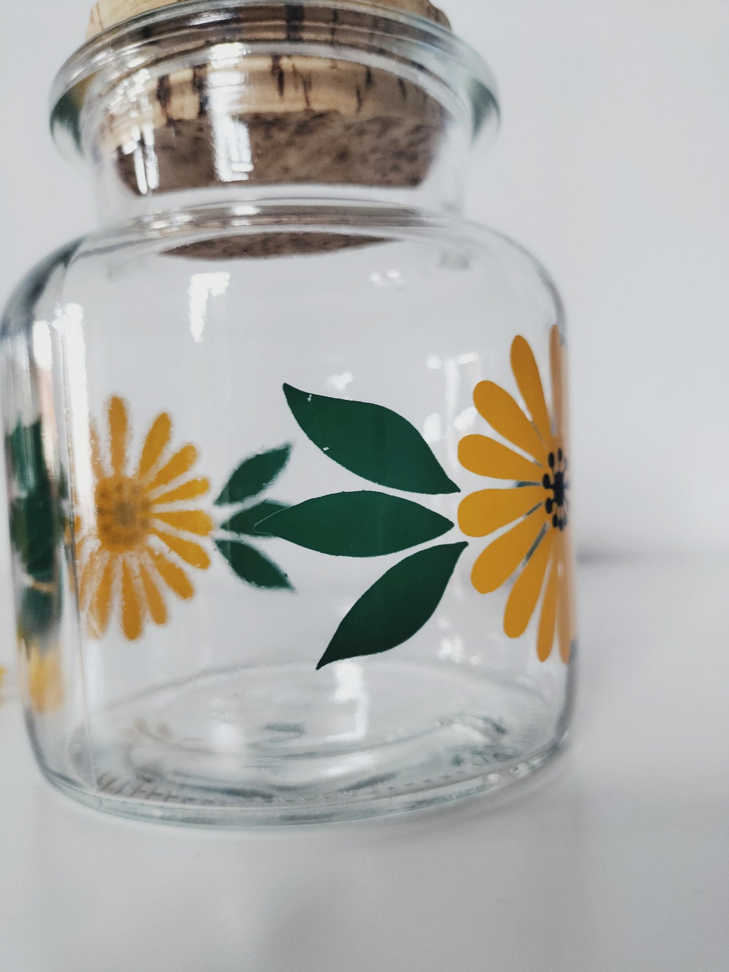 Pot vintage en verre
