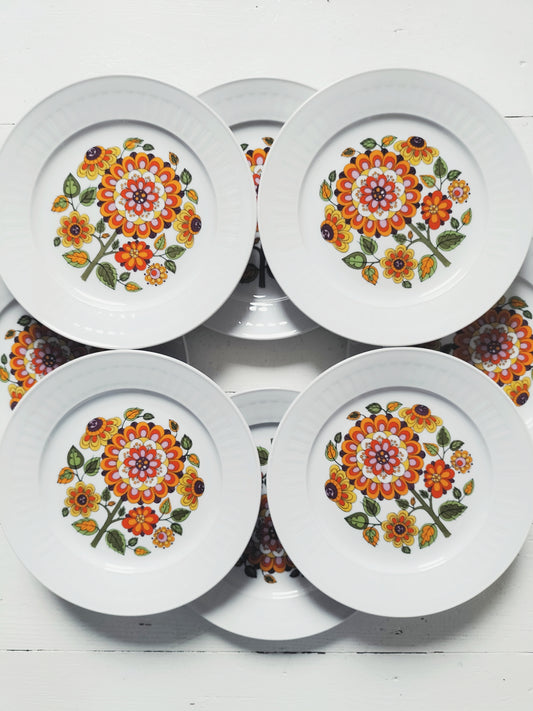 4 assiettes à dessert Bavaria (3 sets de 4 dispos)
