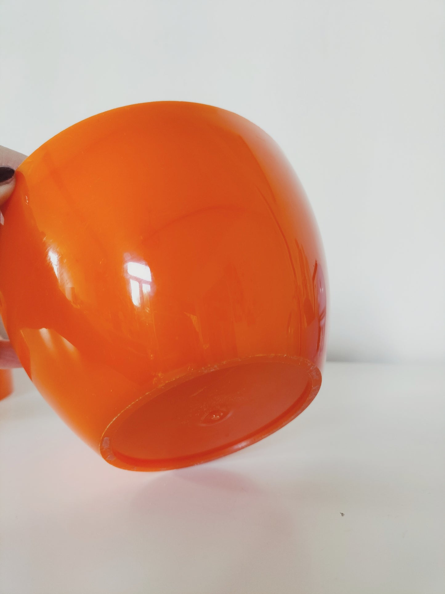 Pomme à glaçons vintage orange