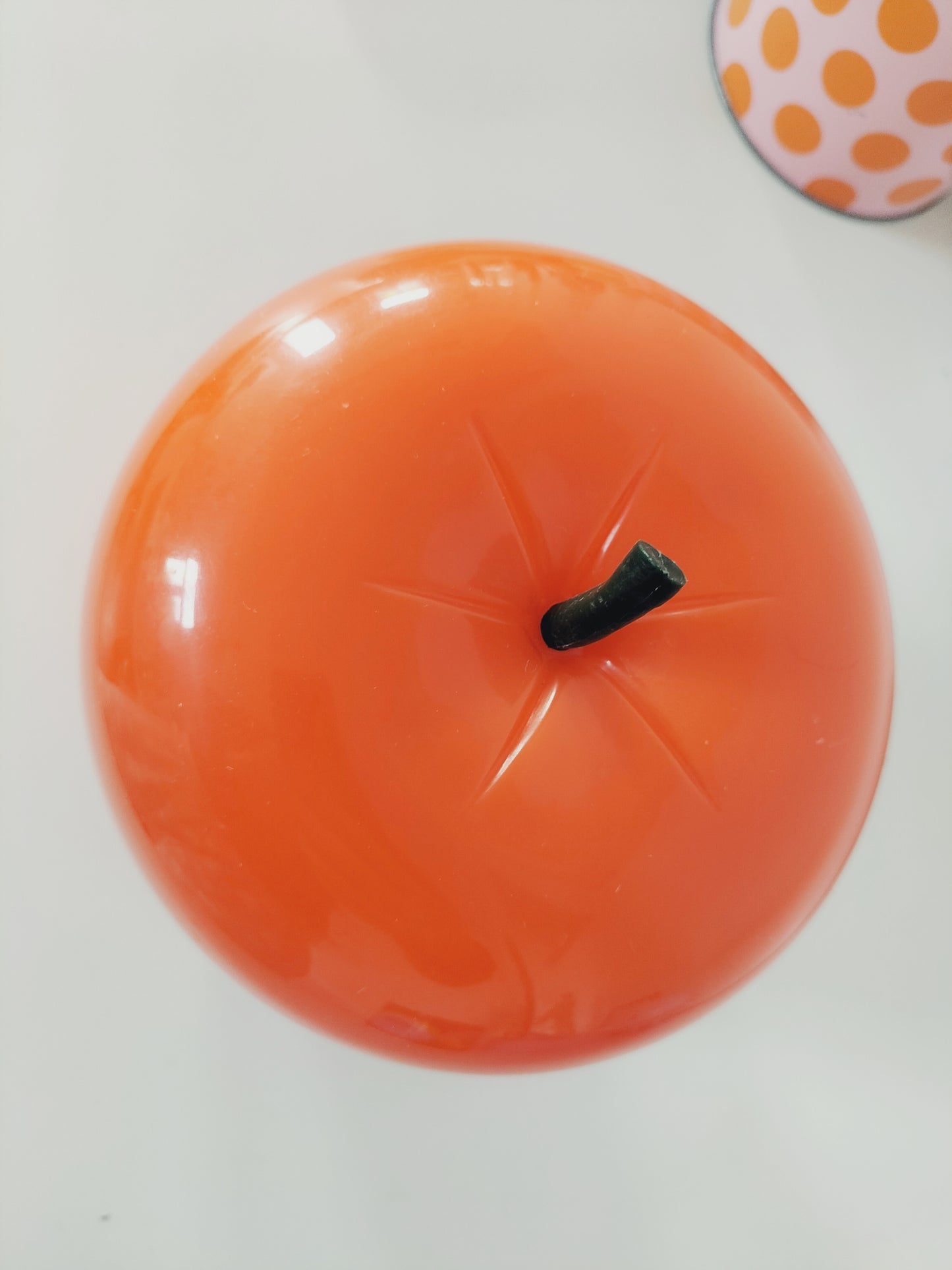Pomme à glaçons vintage orange