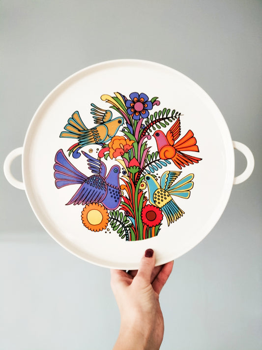 Plateau rond Villeroy et Boch Acapulco réservé Mathilde