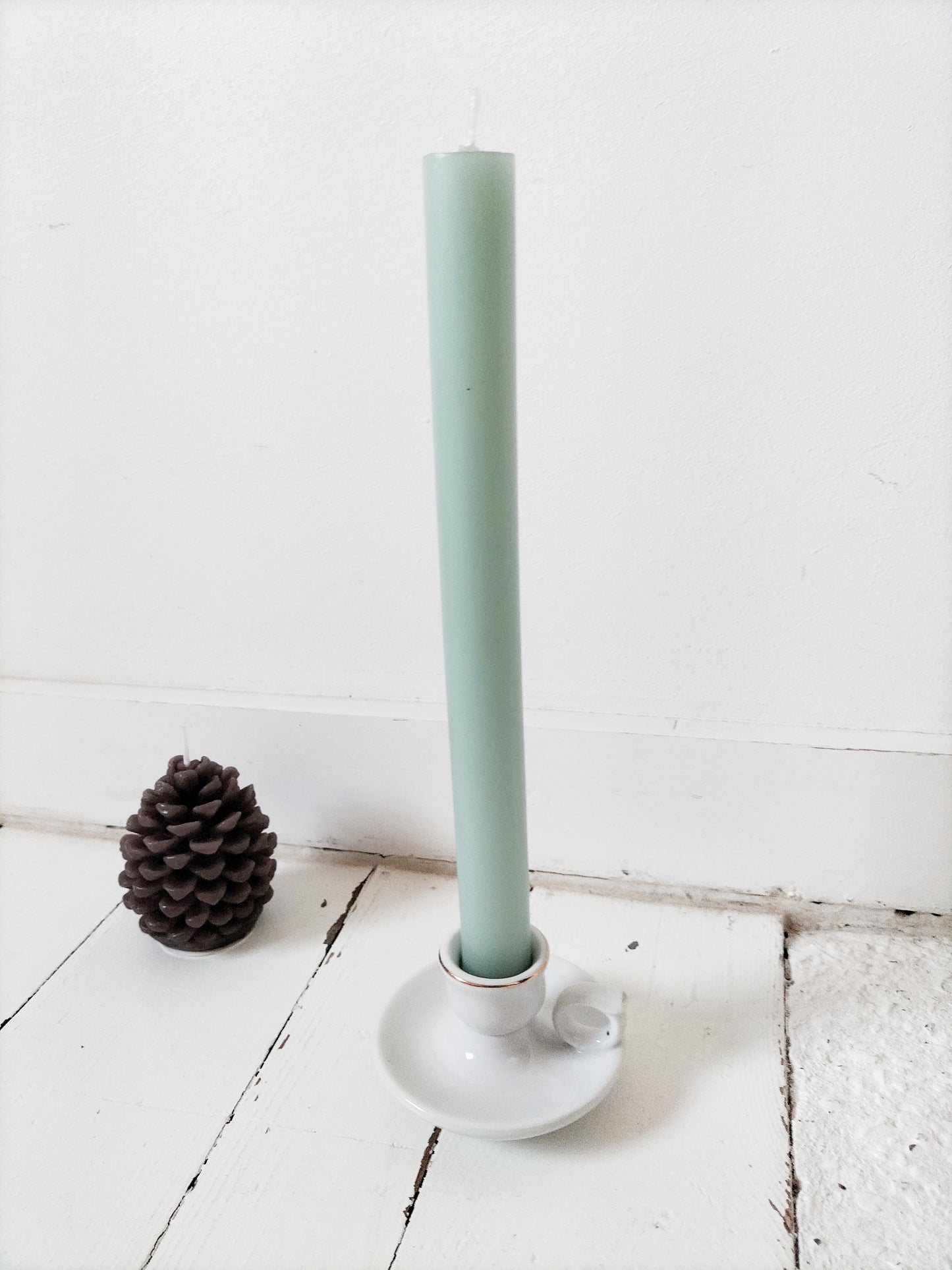 Bougeoir en porcelaine vintage