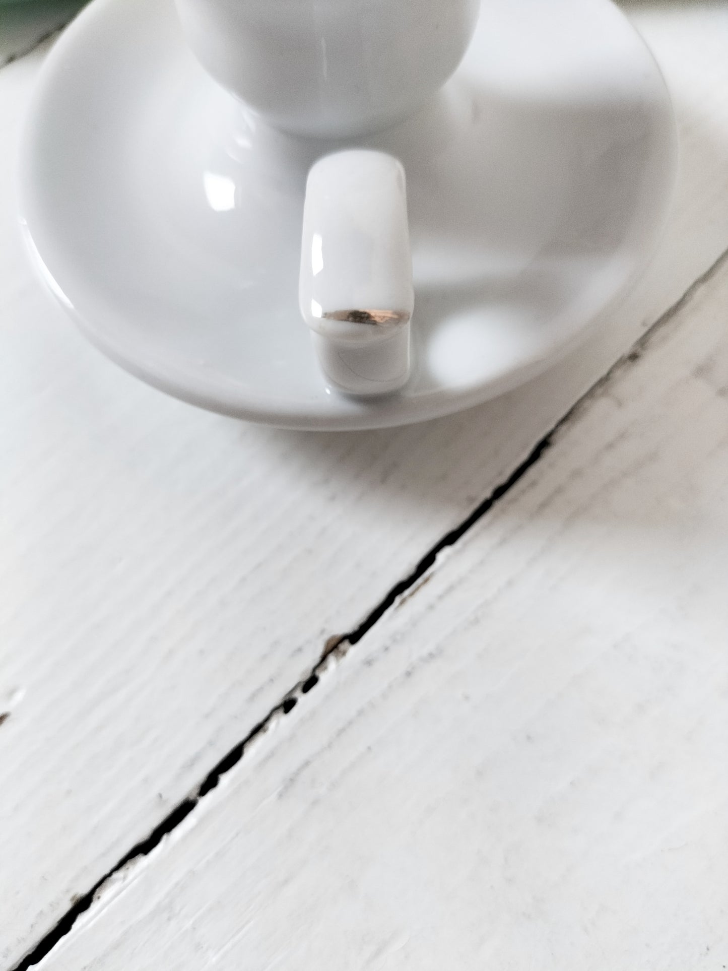 Bougeoir en porcelaine vintage