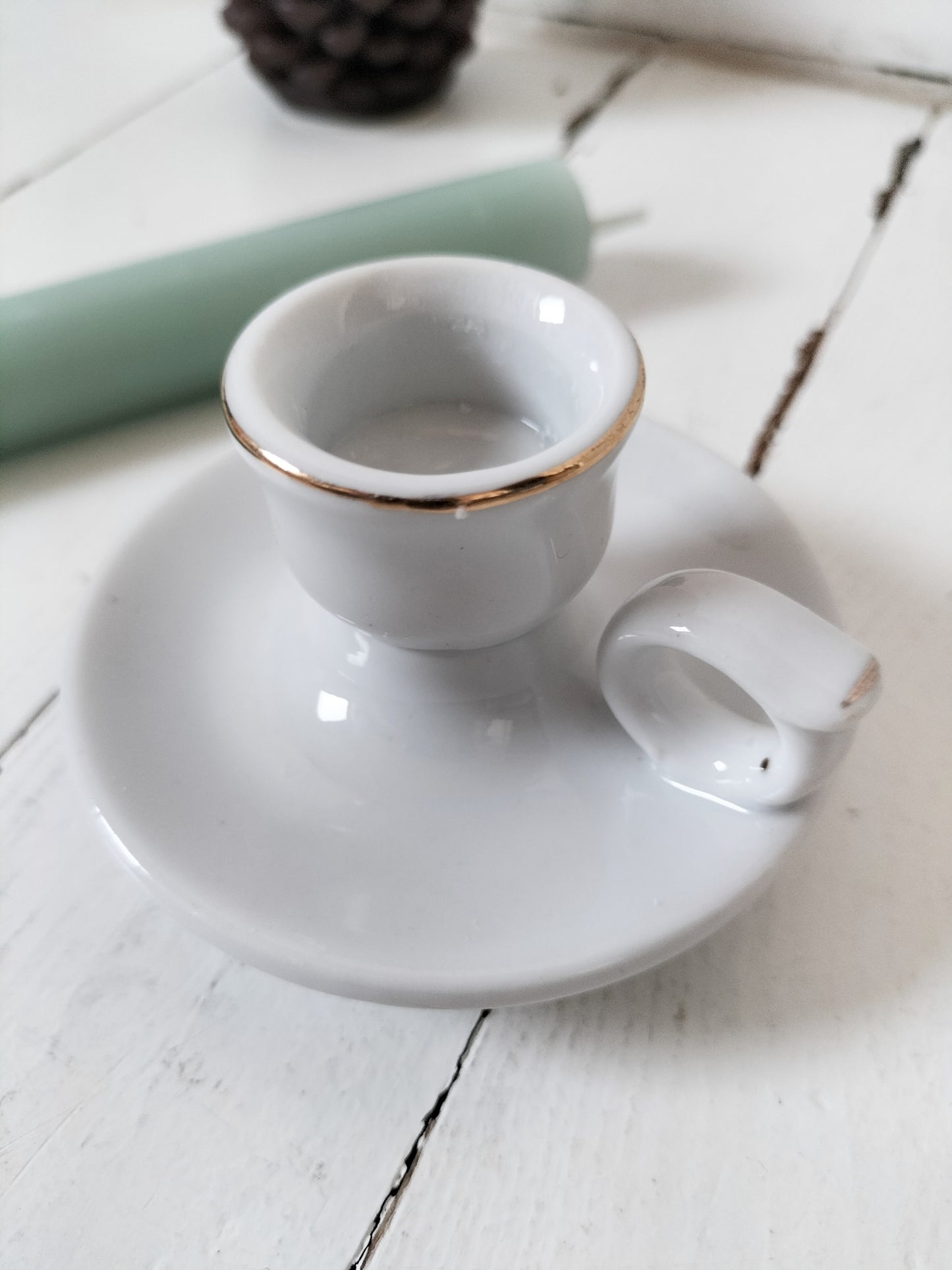 Bougeoir en porcelaine vintage