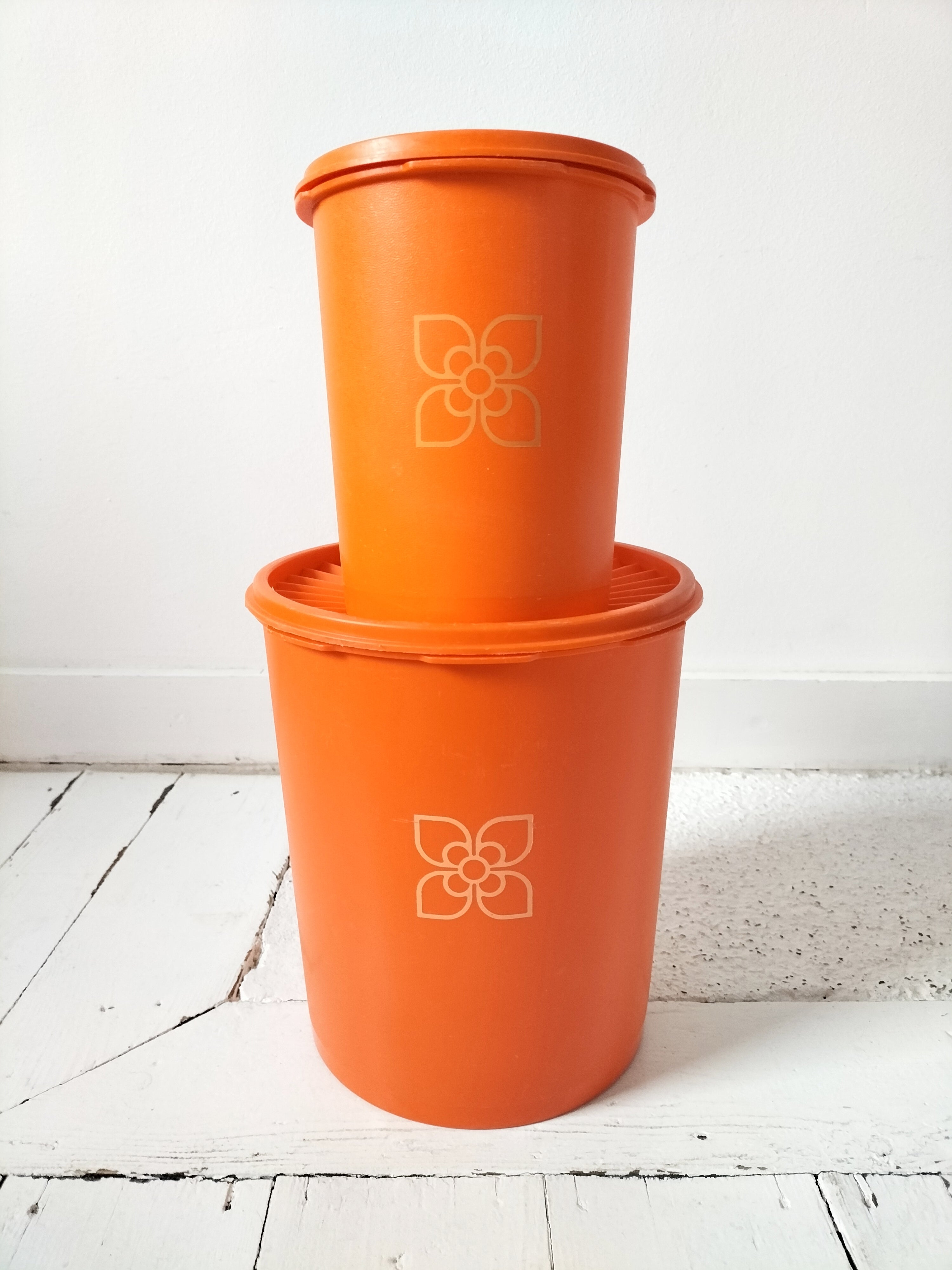 Tupperware Bol Kit (3) de Bols avec couvercles soleil Menthe/saumon
