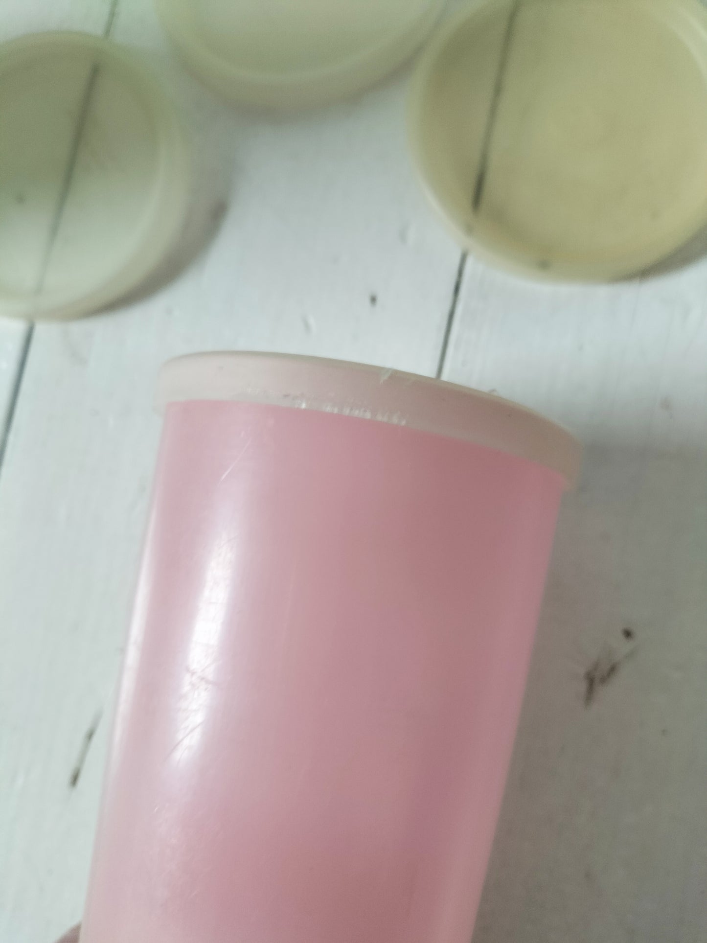Ensemble de 5 boîtes Tupperware pastel vintage