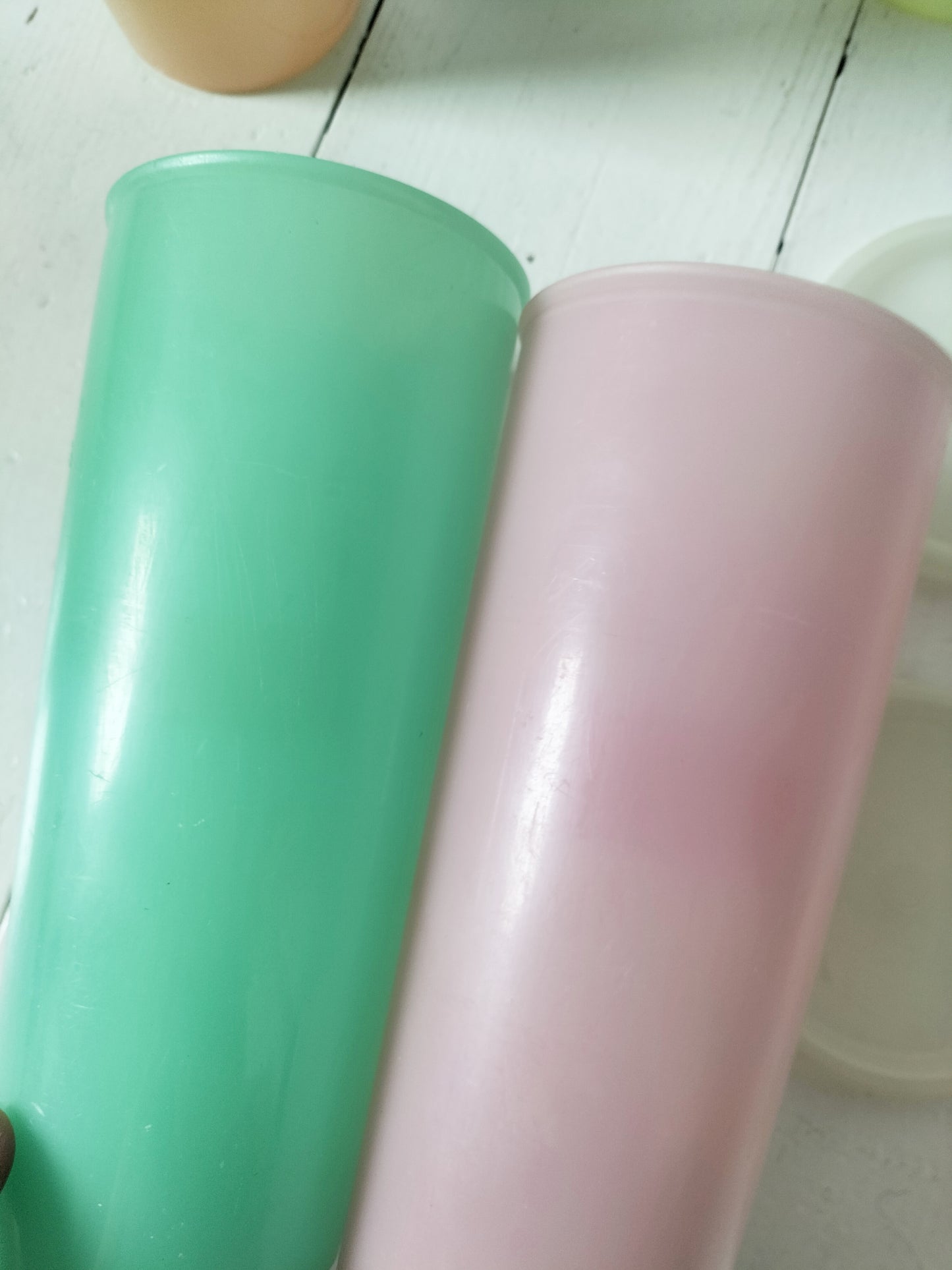 Ensemble de 5 boîtes Tupperware pastel vintage