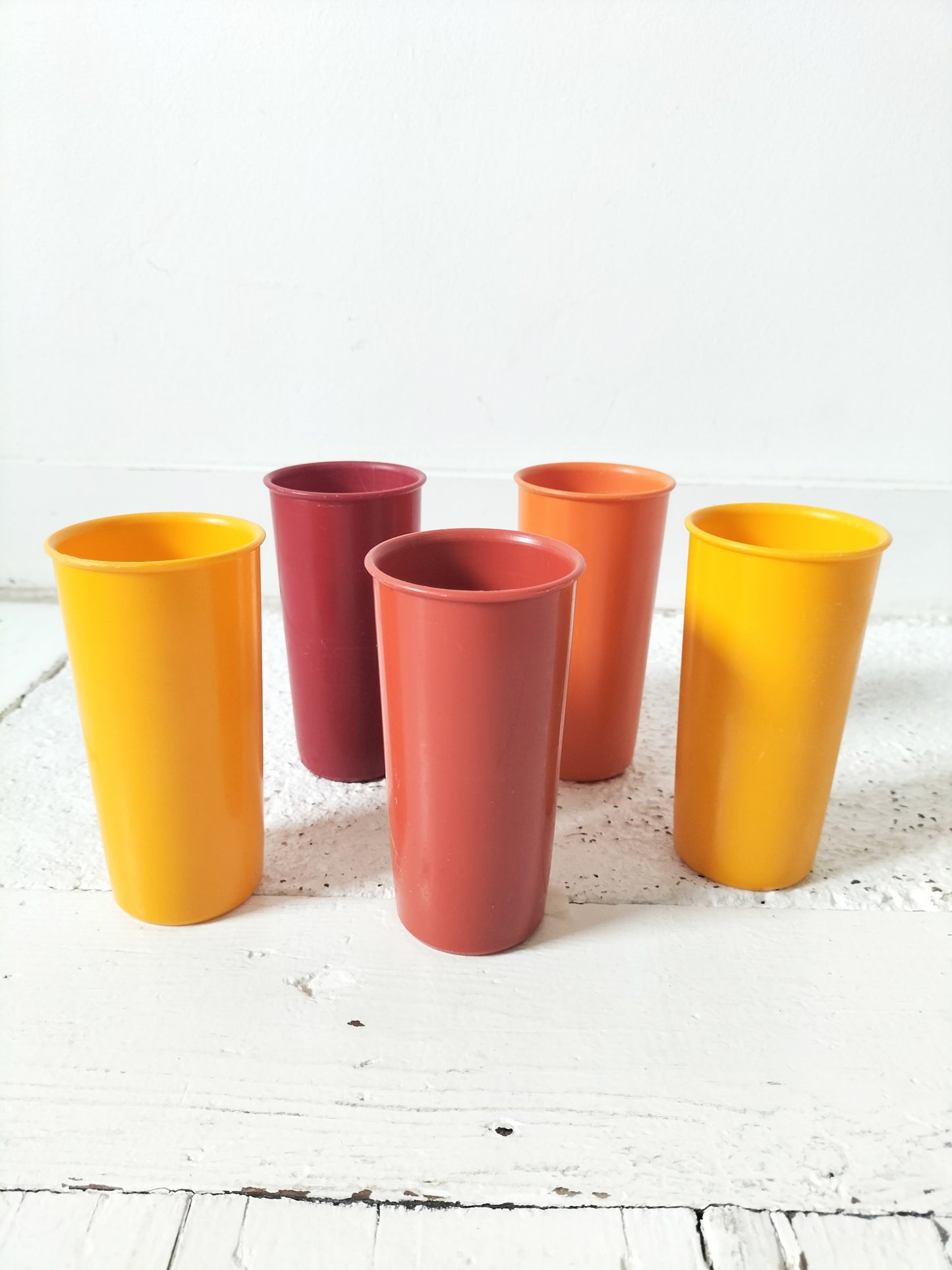 Ensemble de 5 gobelets Tupperware vintage