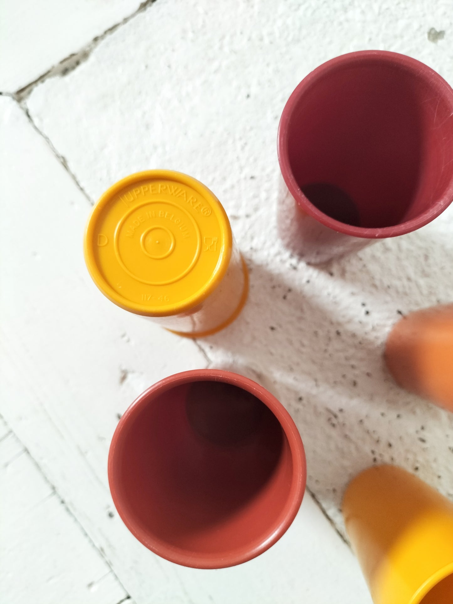 Ensemble de 5 gobelets Tupperware vintage
