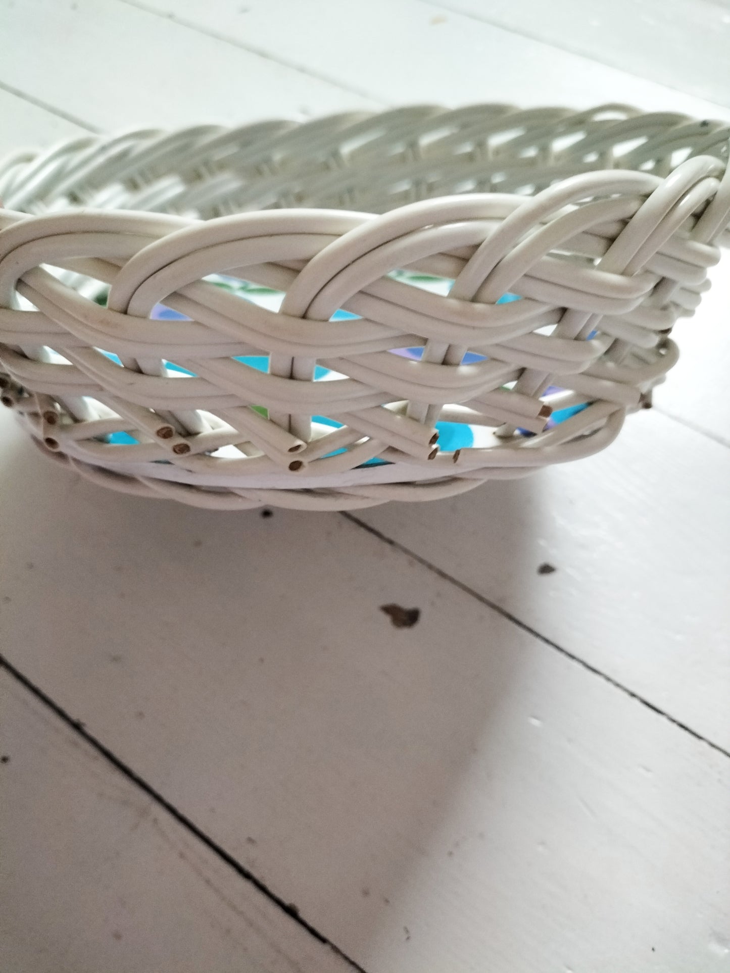 Petite corbeille formica et scoubidou