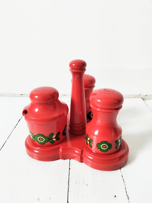 Sel, poivre et moutarde + support Emsa