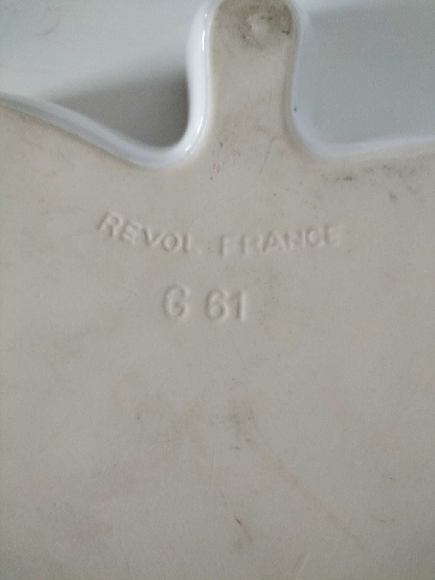 Grand plat four/ corbeille forme pomme Revol France