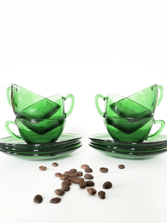 Duo tasses + sous-tasses Vereco