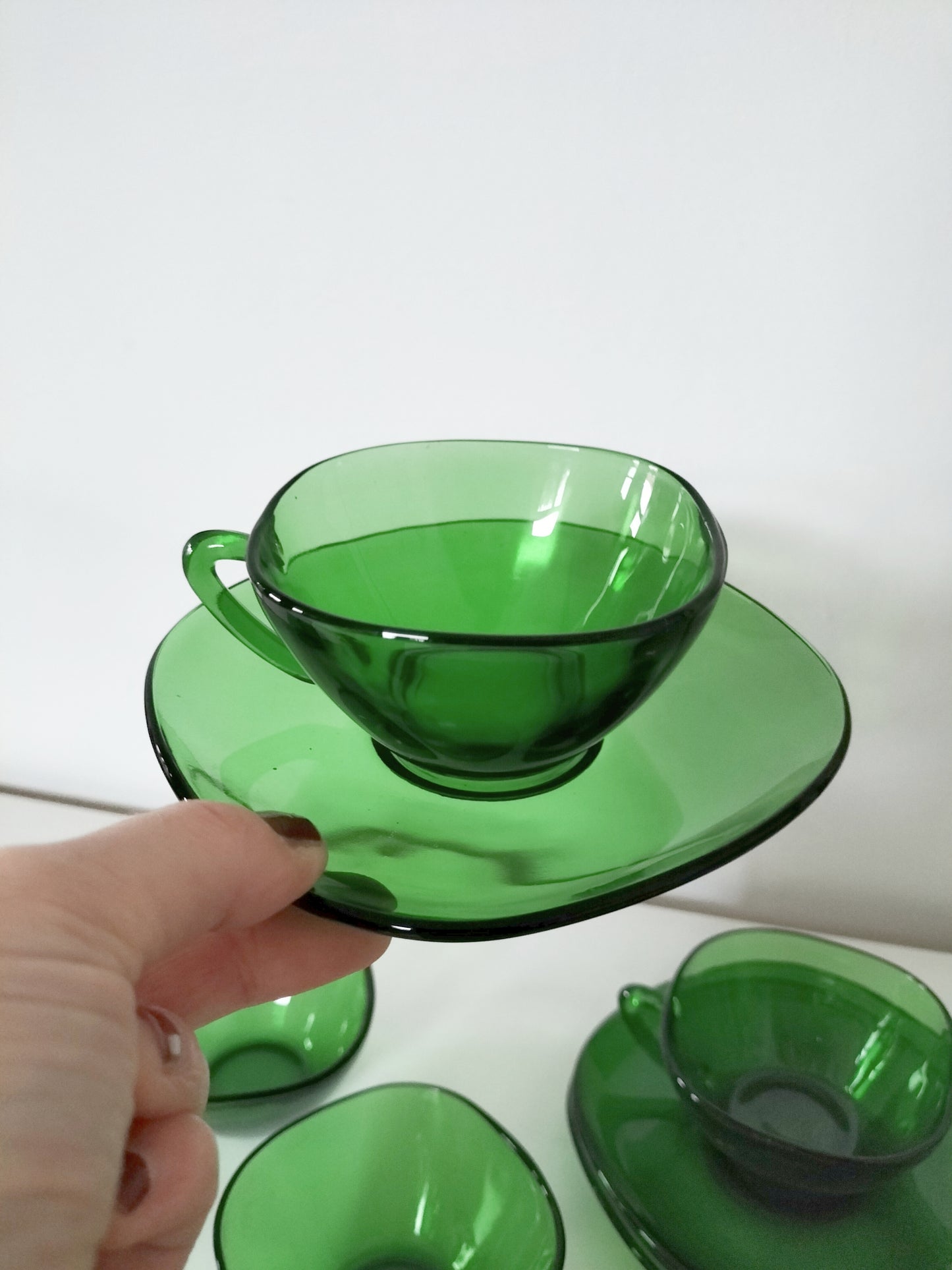 Duo tasses + sous-tasses Vereco