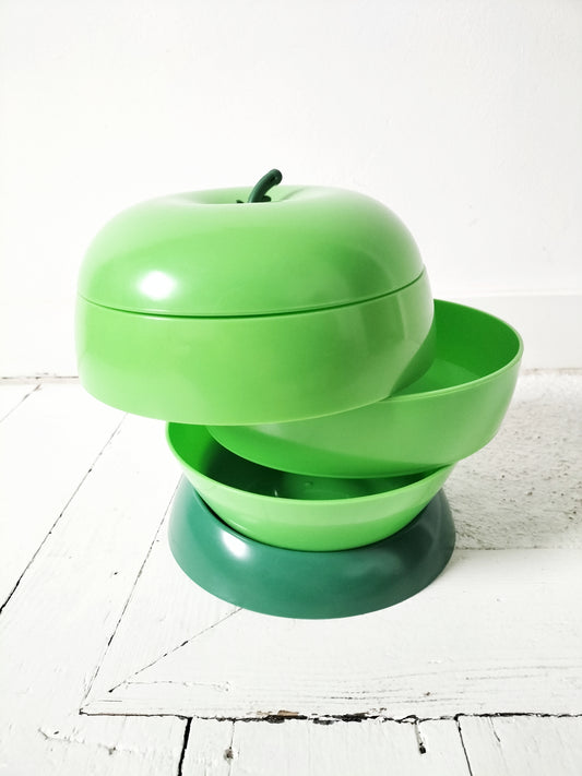 Boîte/ présentoir/ serviteur pomme