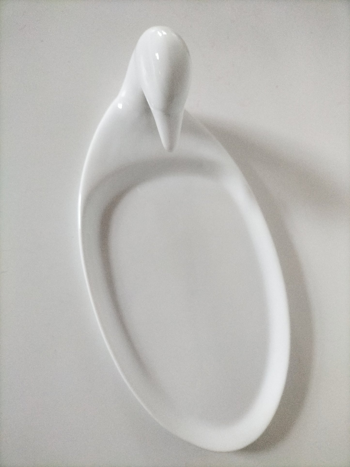 Plateau canard en porcelaine