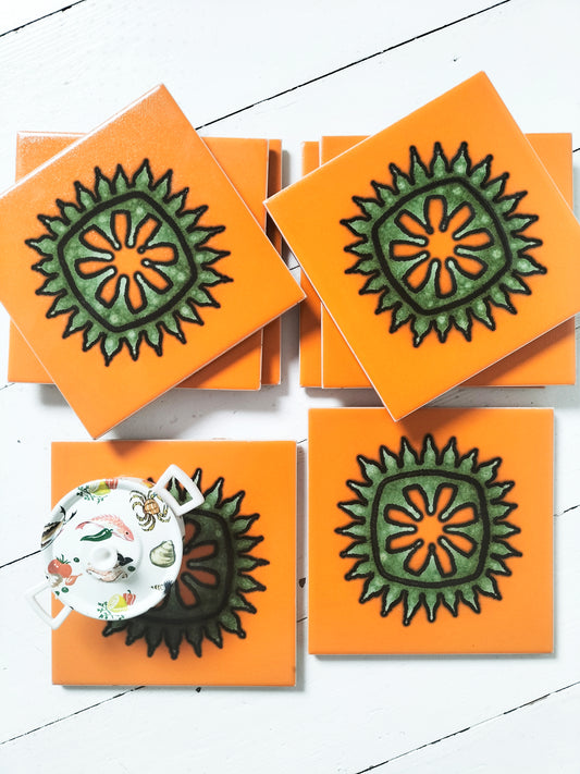 Dessous de plat en faïence à l'unité