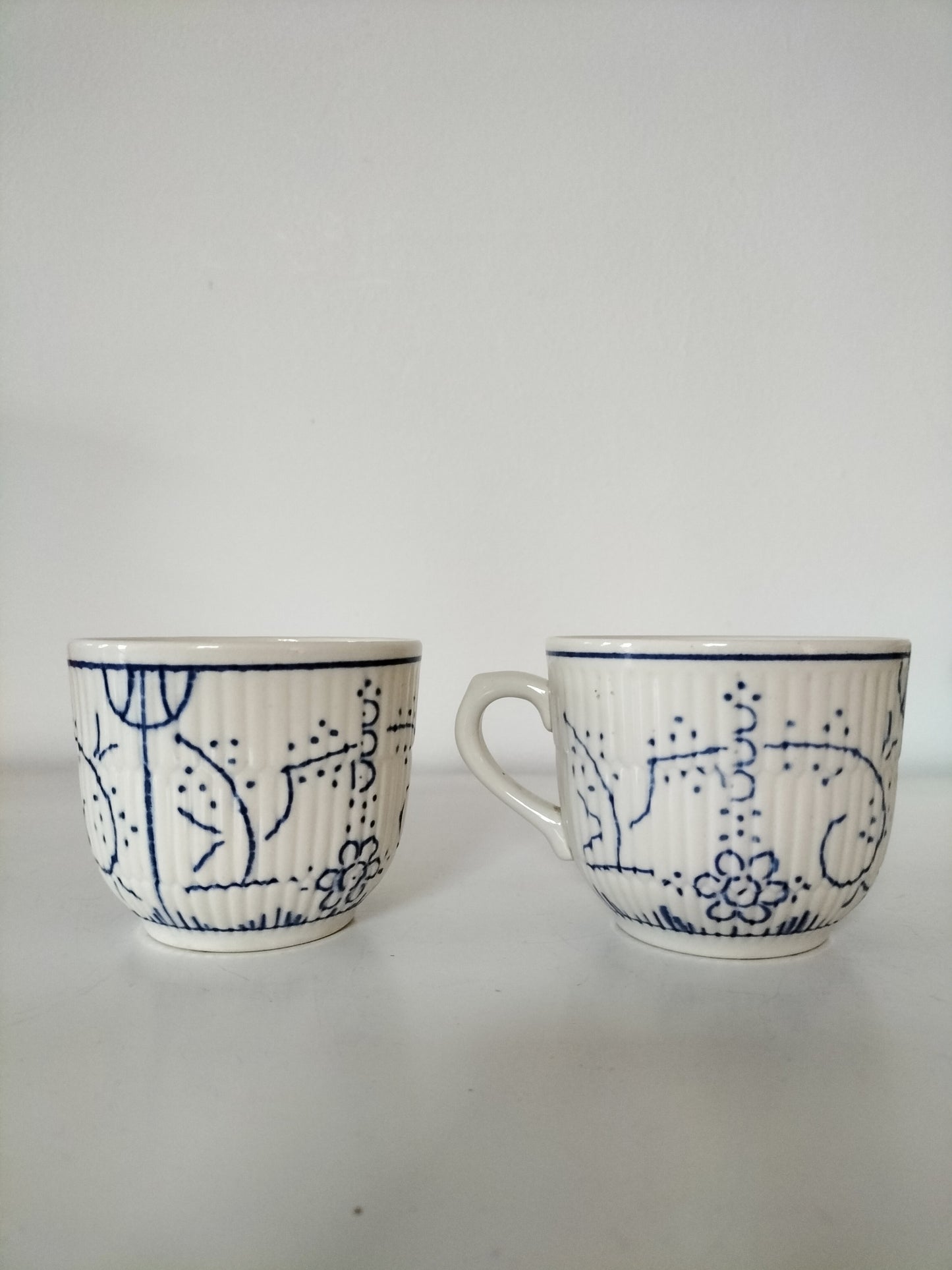 Duo de tasses et sous-tasses Boch Copenhague