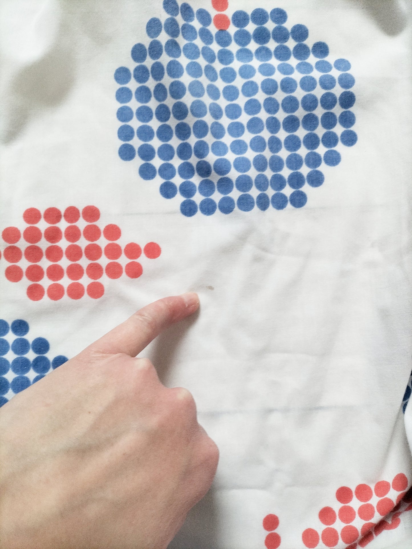 Drap pour confection(s) (défauts)