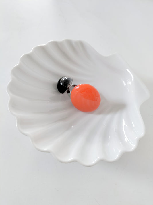 Porte-bijoux/ vide-poches coquillage en porcelaine