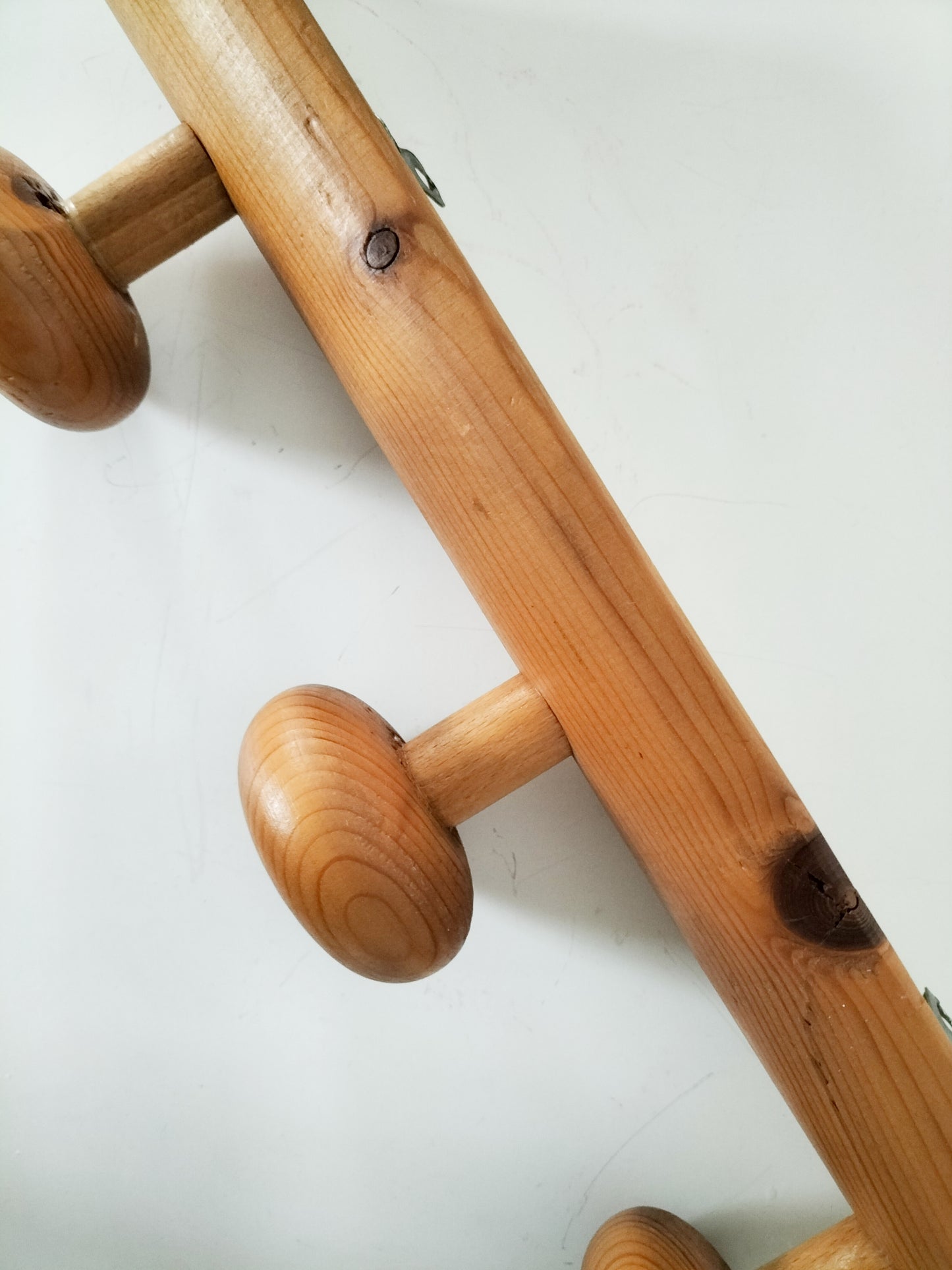 Porte-manteaux 3 patères en bois