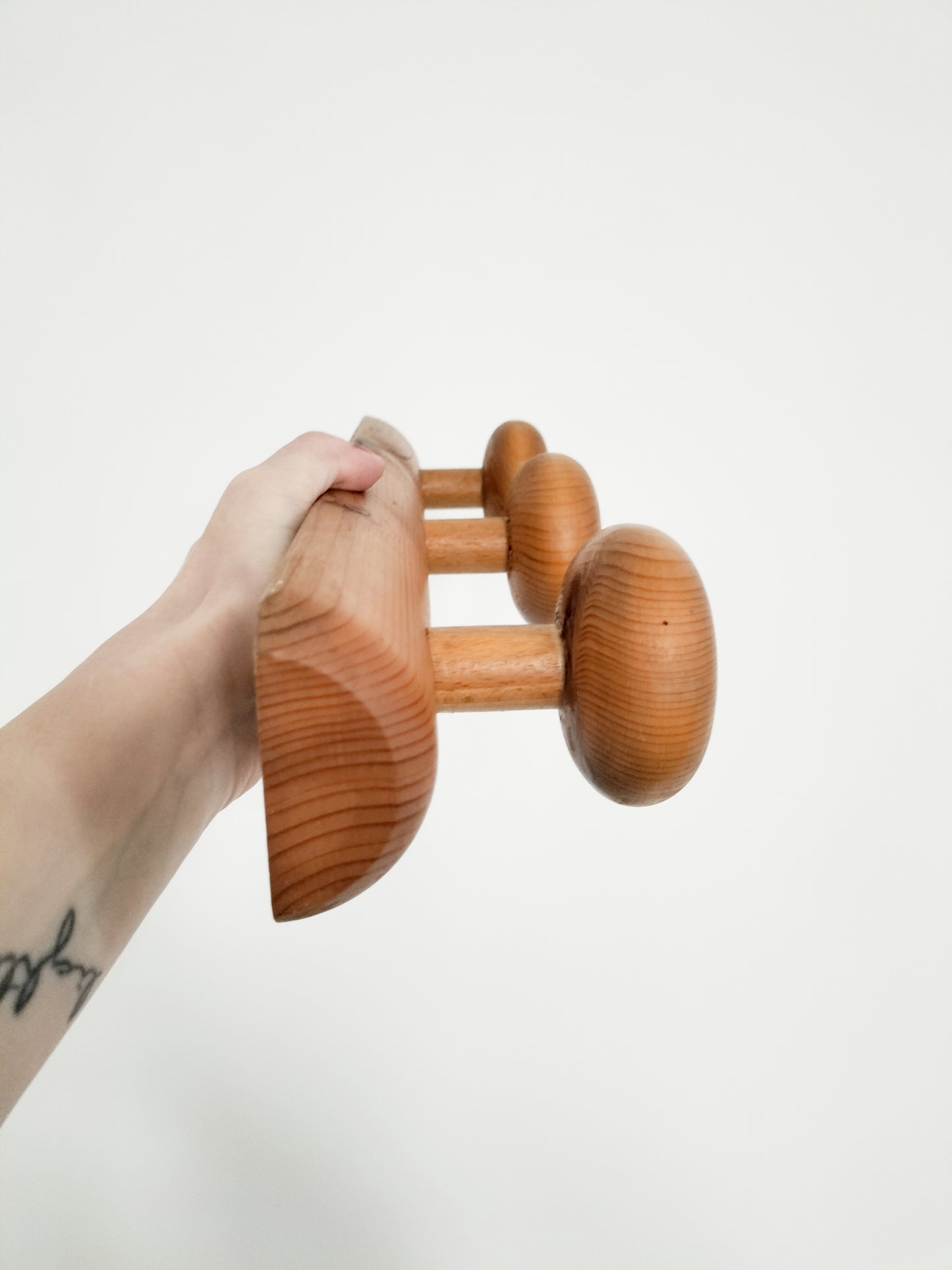 Porte-manteaux 3 patères en bois