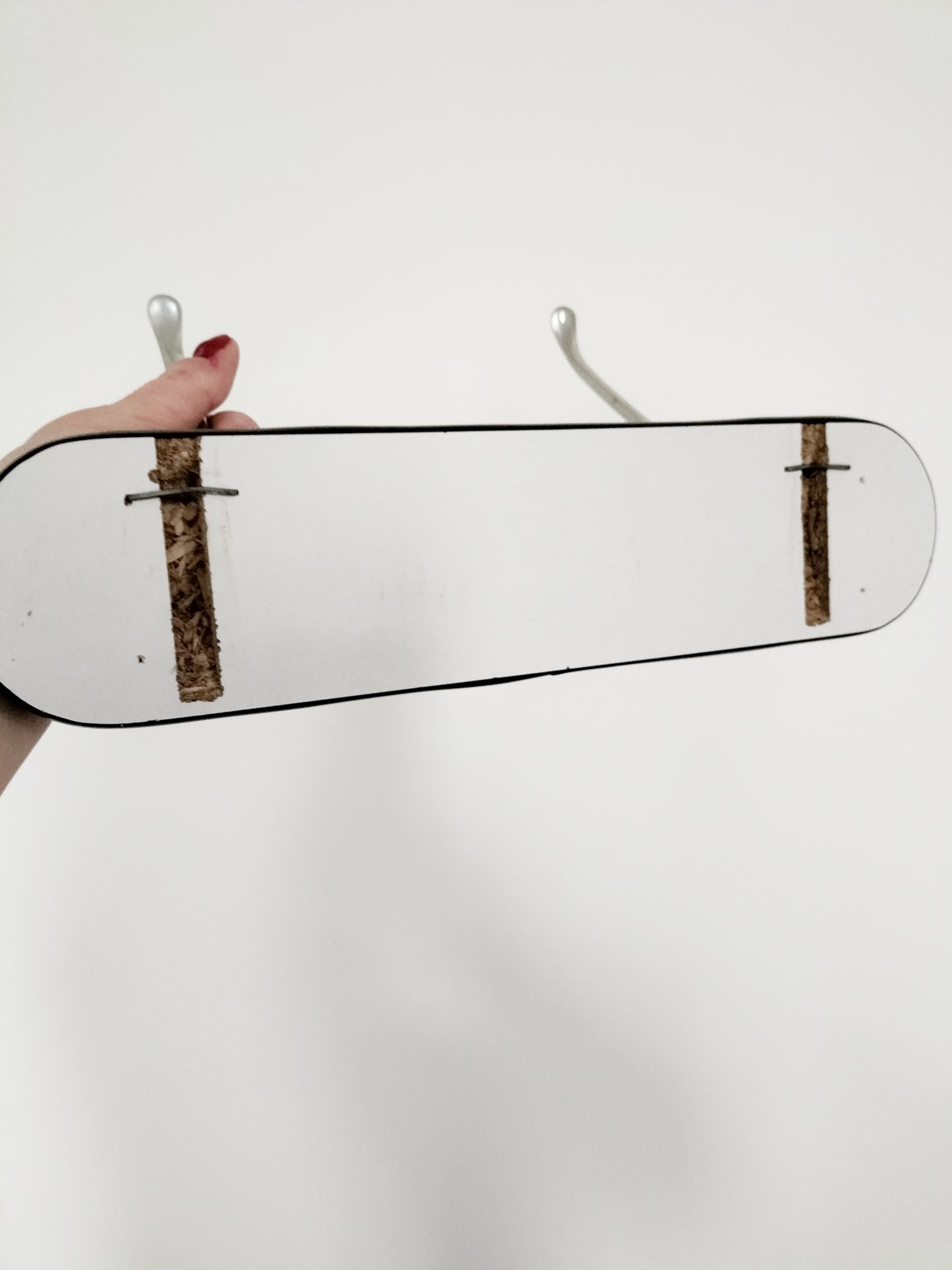 Porte-manteaux 2 patères en formica
