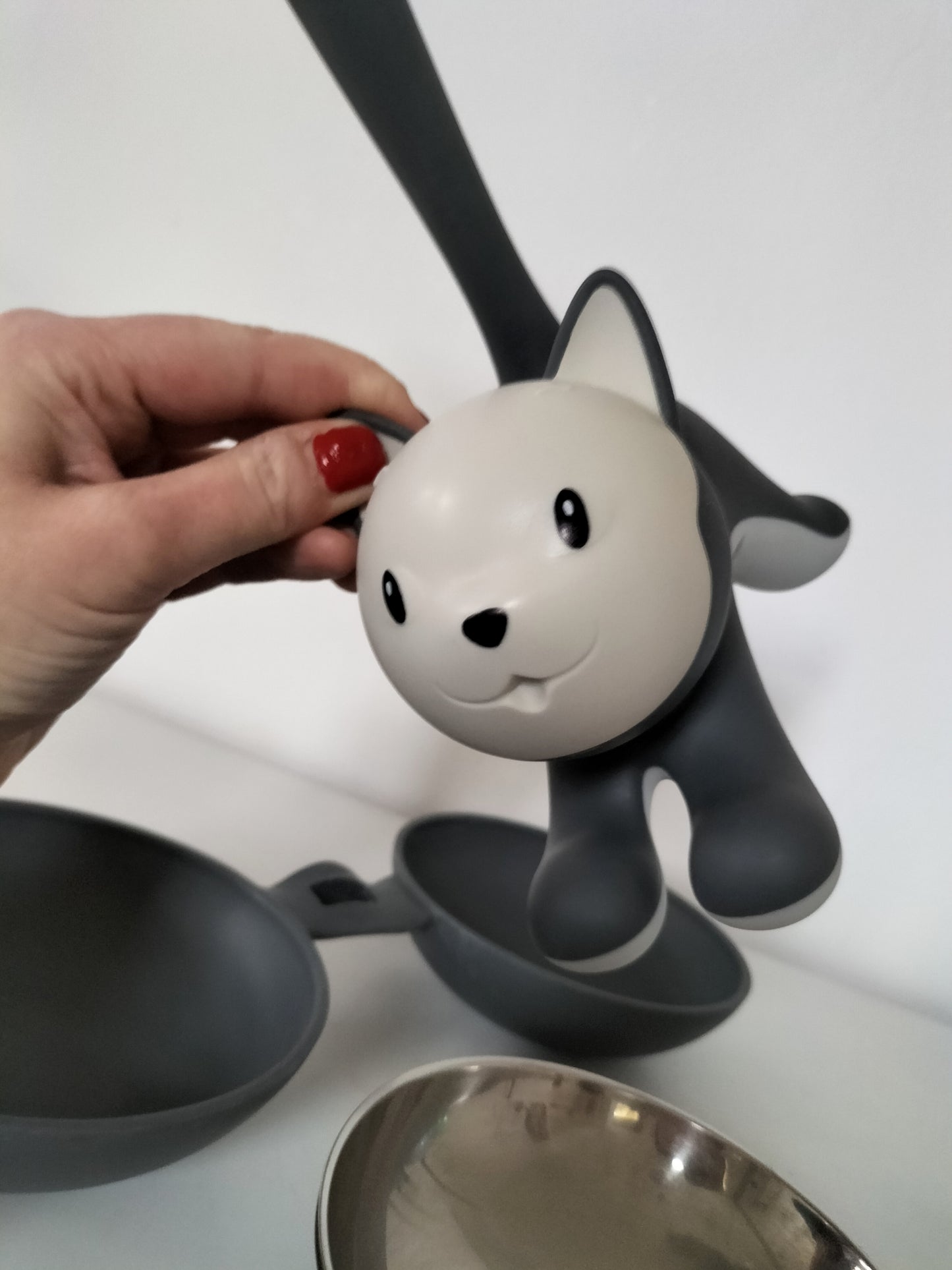 Gamelle double chat Miriam Mirri pour Alessi 2005
