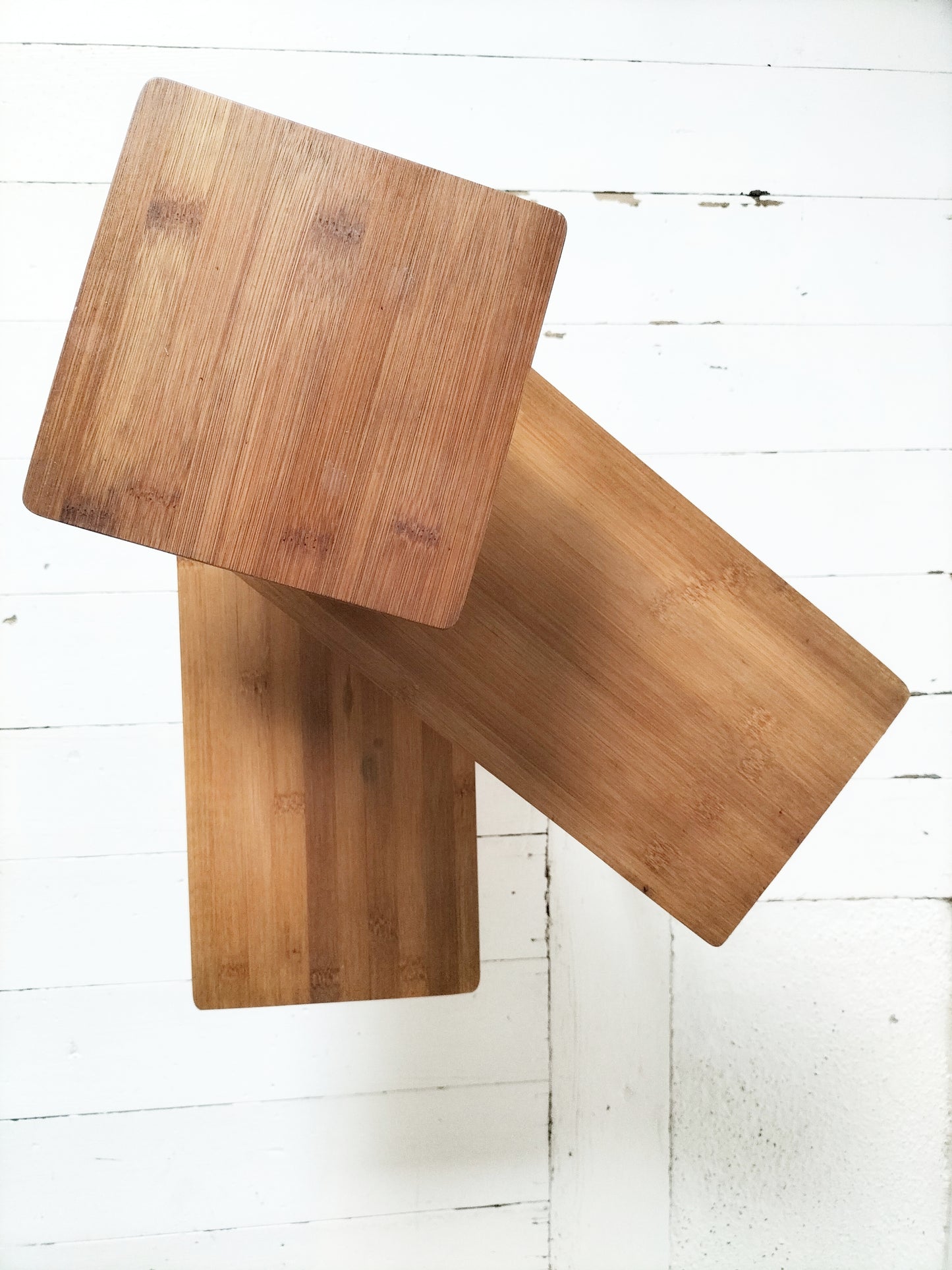 Porte-plantes vintage en bois