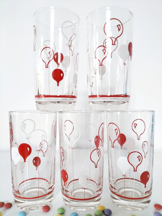 Ensemble de 5 verres à eau