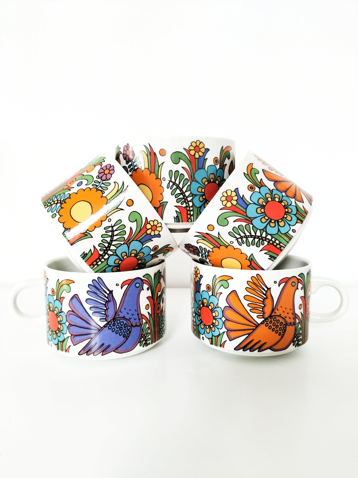 Grosse tasse/ bol à anse Villeroy et Boch Acapulco RÉSERVÉE Chantal