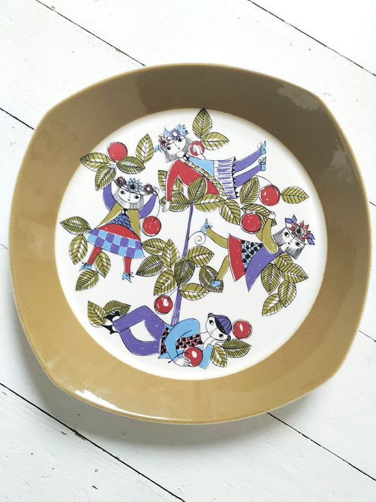 Grande assiette de service/ plat Turi-Design Corsica par Figgjo Flint