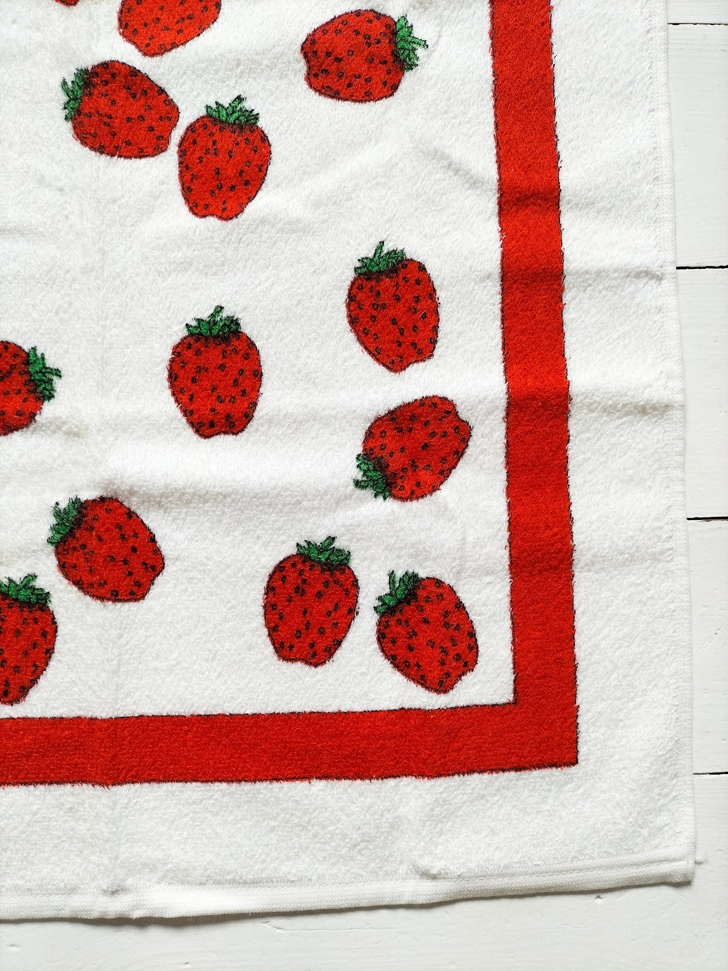 Essuie-mains Florex décor fraises