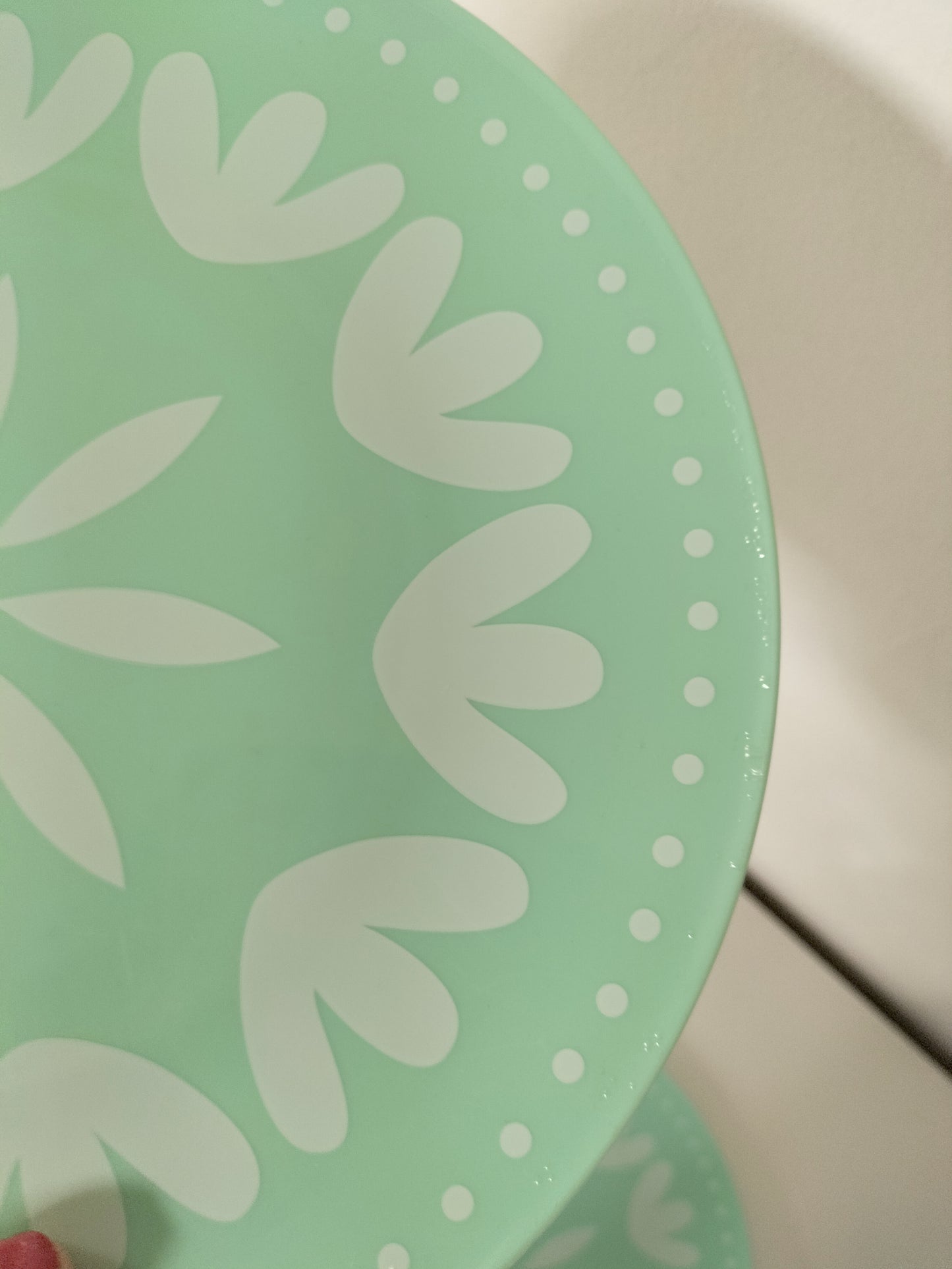 Duo d'assiettes en plastique