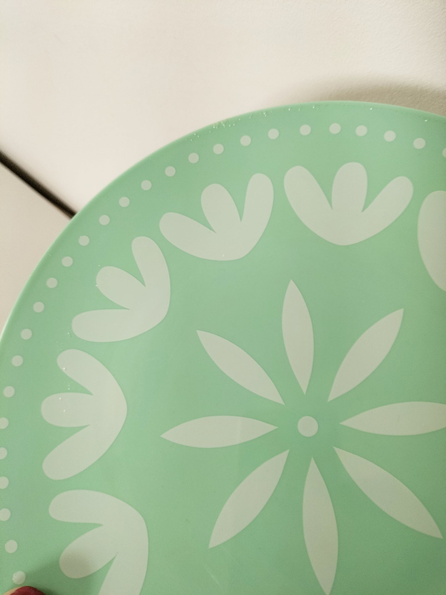 Duo d'assiettes en plastique