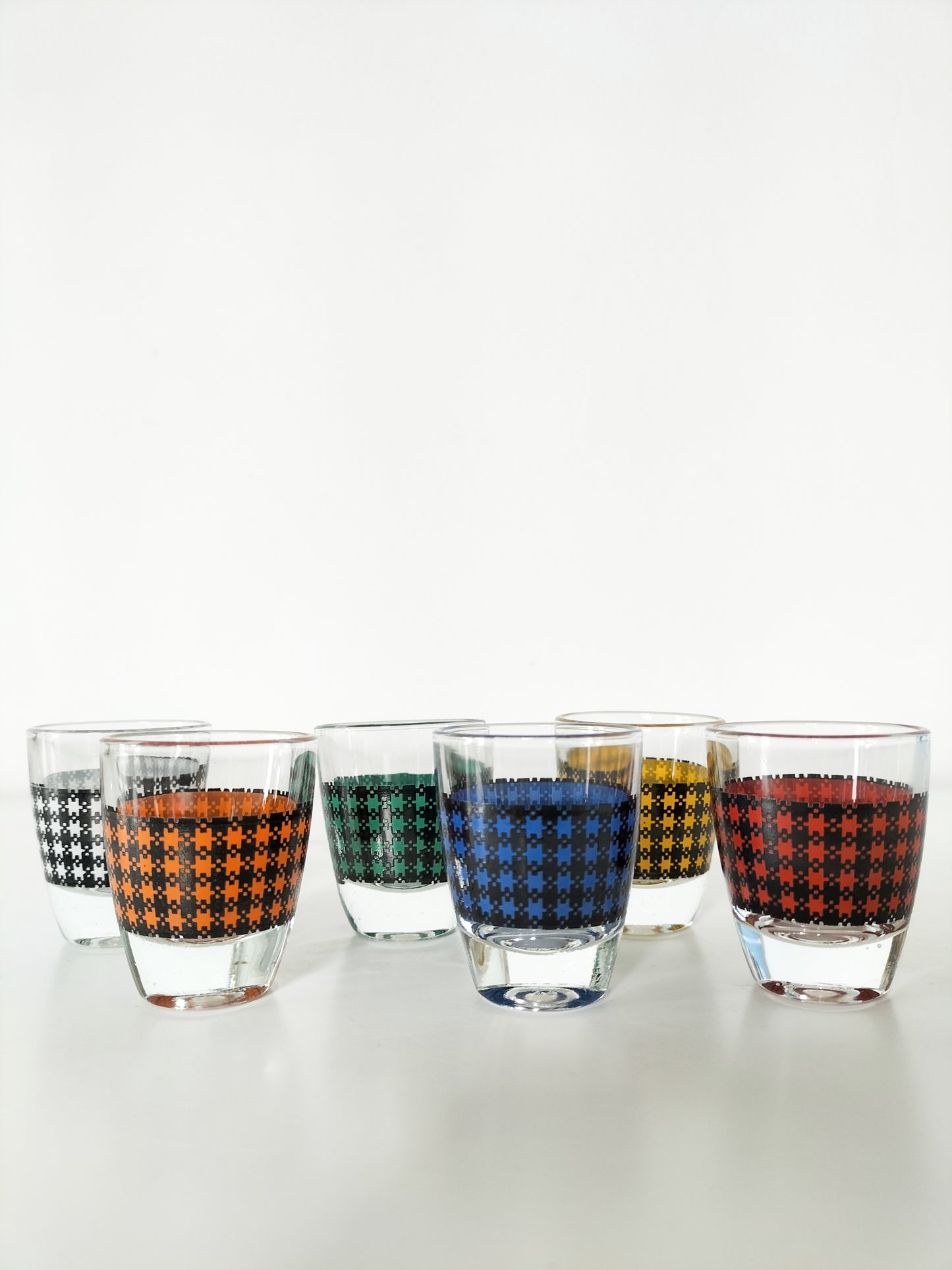 Service à liqueur : bouteille et 6 verres